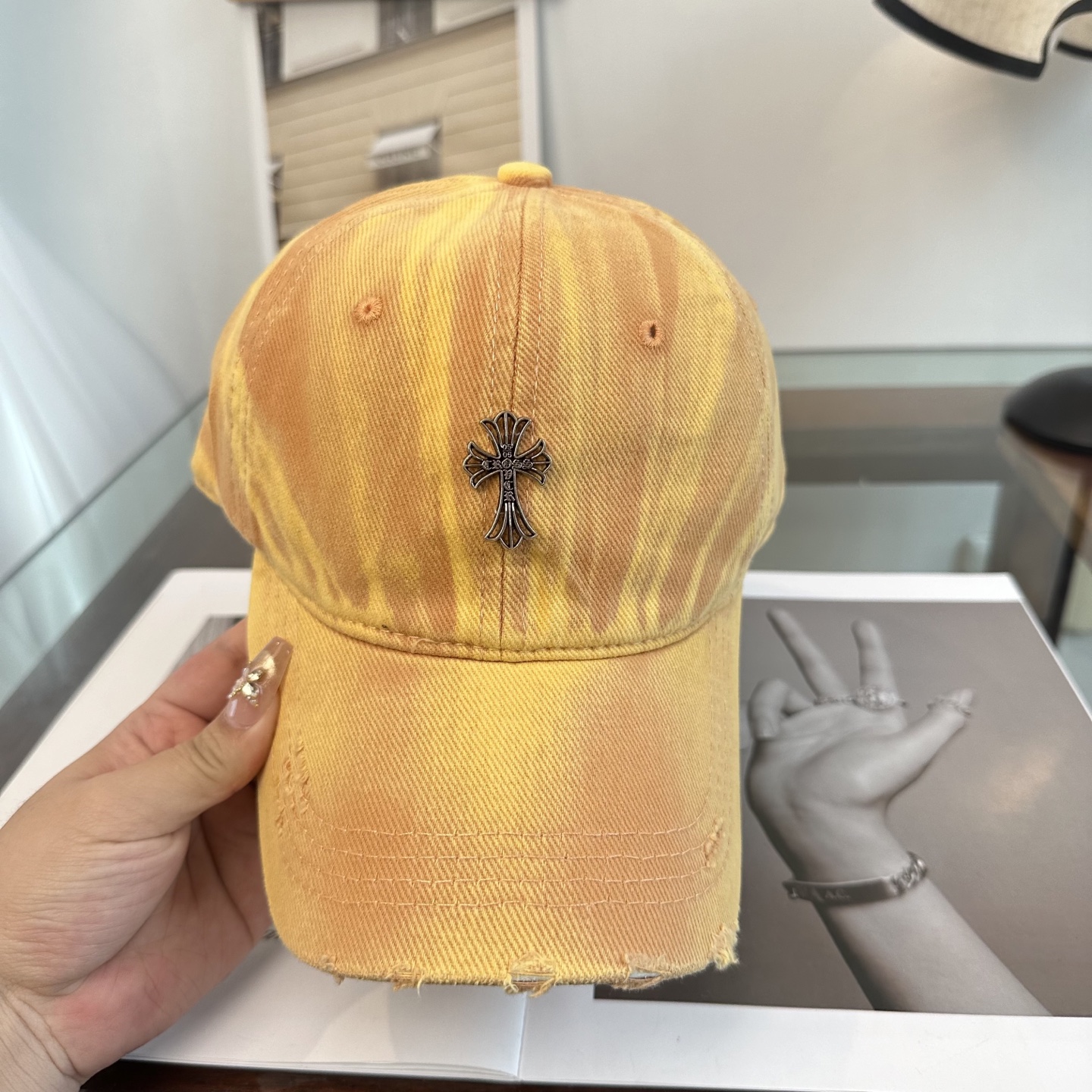 Chrome hearts 克罗心 新款十字架 高品质棒球帽，高端定制版！网红时尚博主同款！墙裂推荐！质