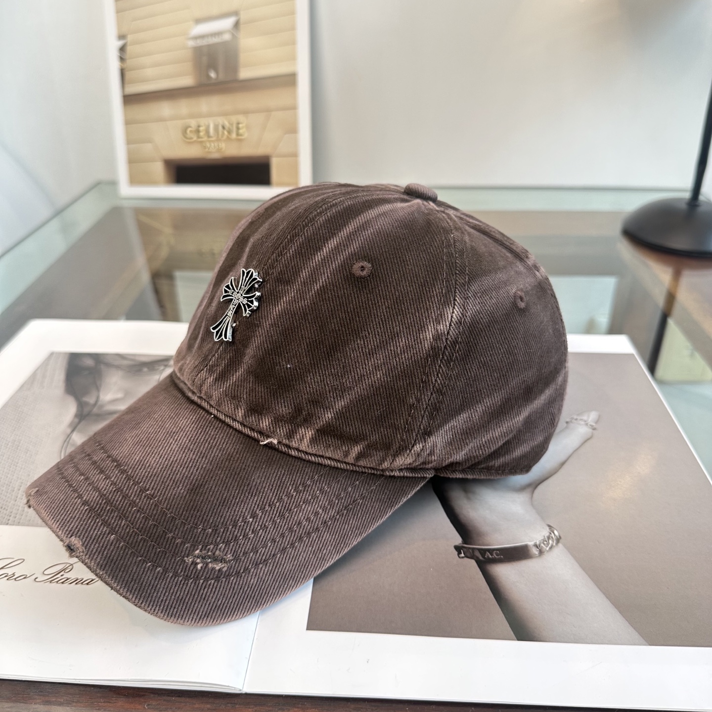 Chrome hearts 克罗心 新款十字架 高品质棒球帽，高端定制版！网红时尚博主同款！墙裂推荐！质