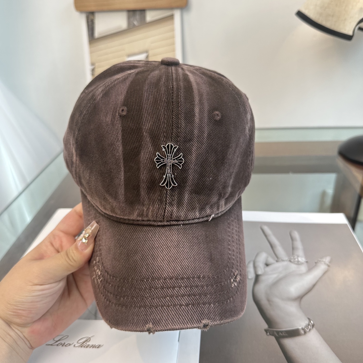 Chrome hearts 克罗心 新款十字架 高品质棒球帽，高端定制版！网红时尚博主同款！墙裂推荐！质