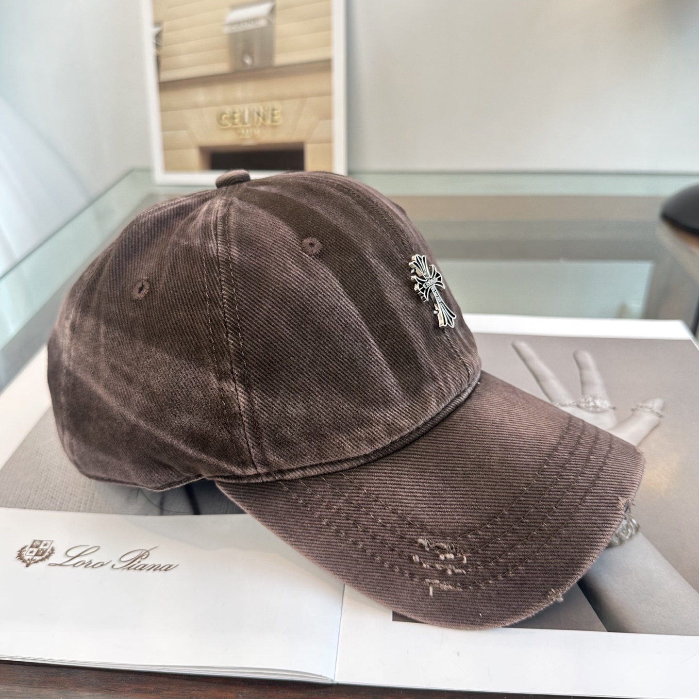 Chrome hearts 克罗心 新款十字架 高品质棒球帽，高端定制版！网红时尚博主同款！墙裂推荐！质