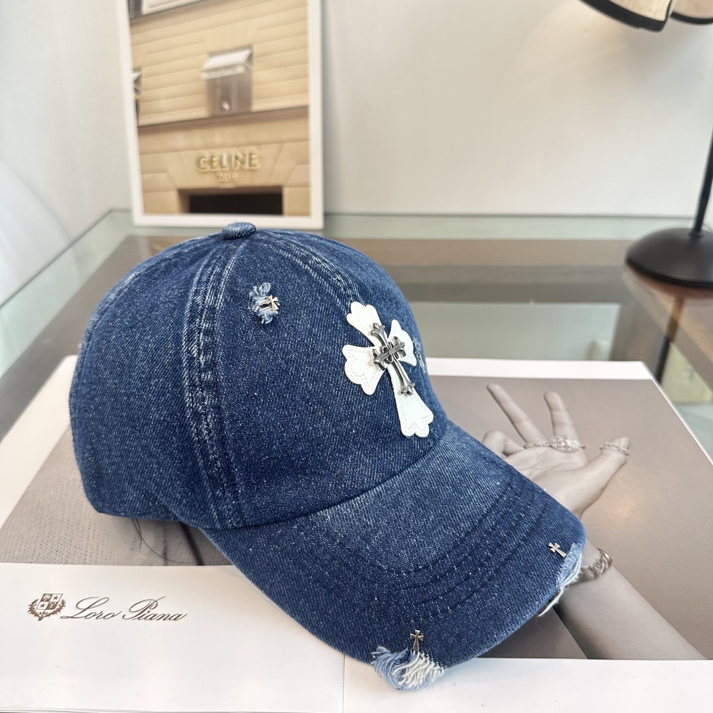 Chrome hearts 克罗心 新款十字架 高品质棒球帽，高端定制版！网红时尚博主同款！墙裂推荐！质