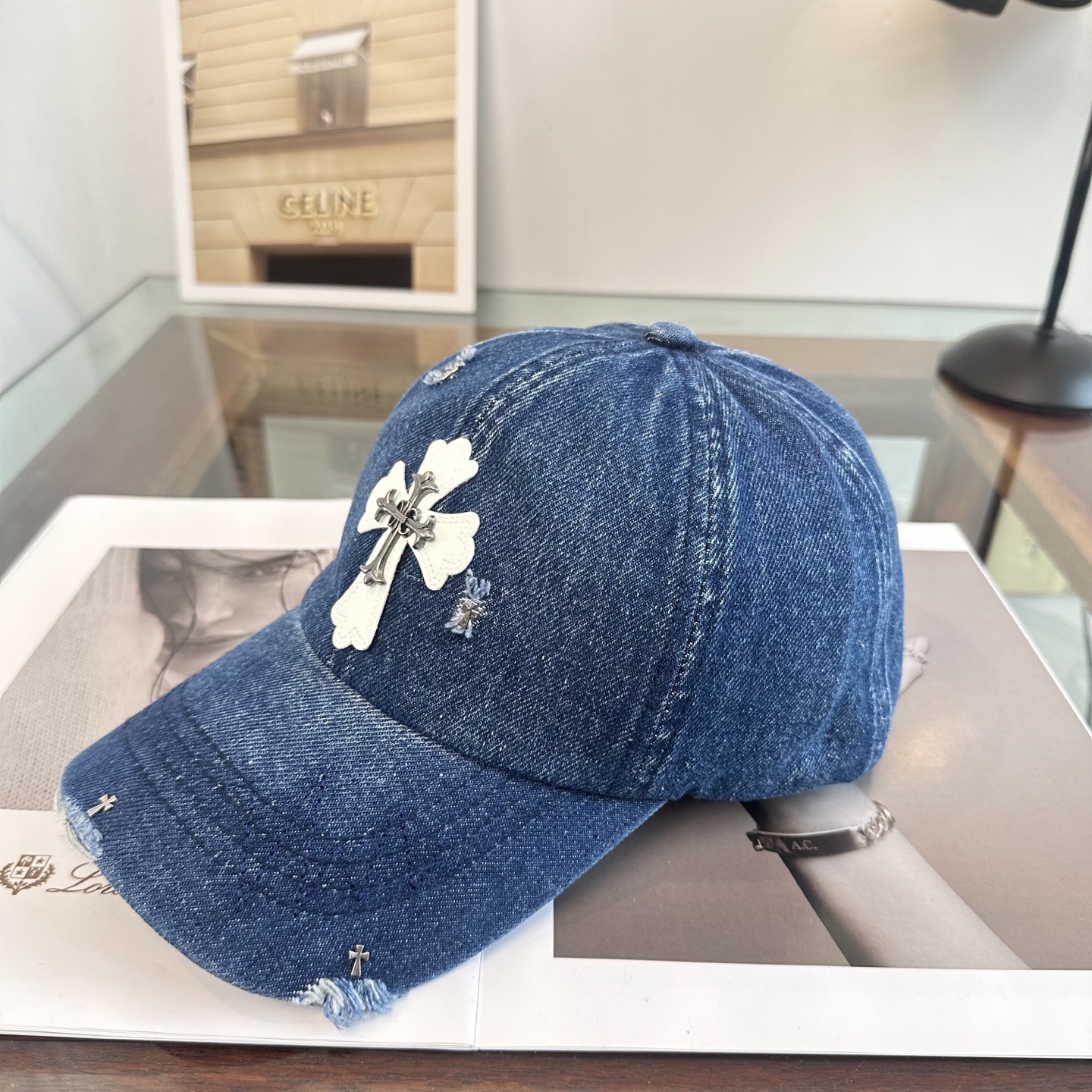 Chrome hearts 克罗心 新款十字架 高品质棒球帽，高端定制版！网红时尚博主同款！墙裂推荐！质
