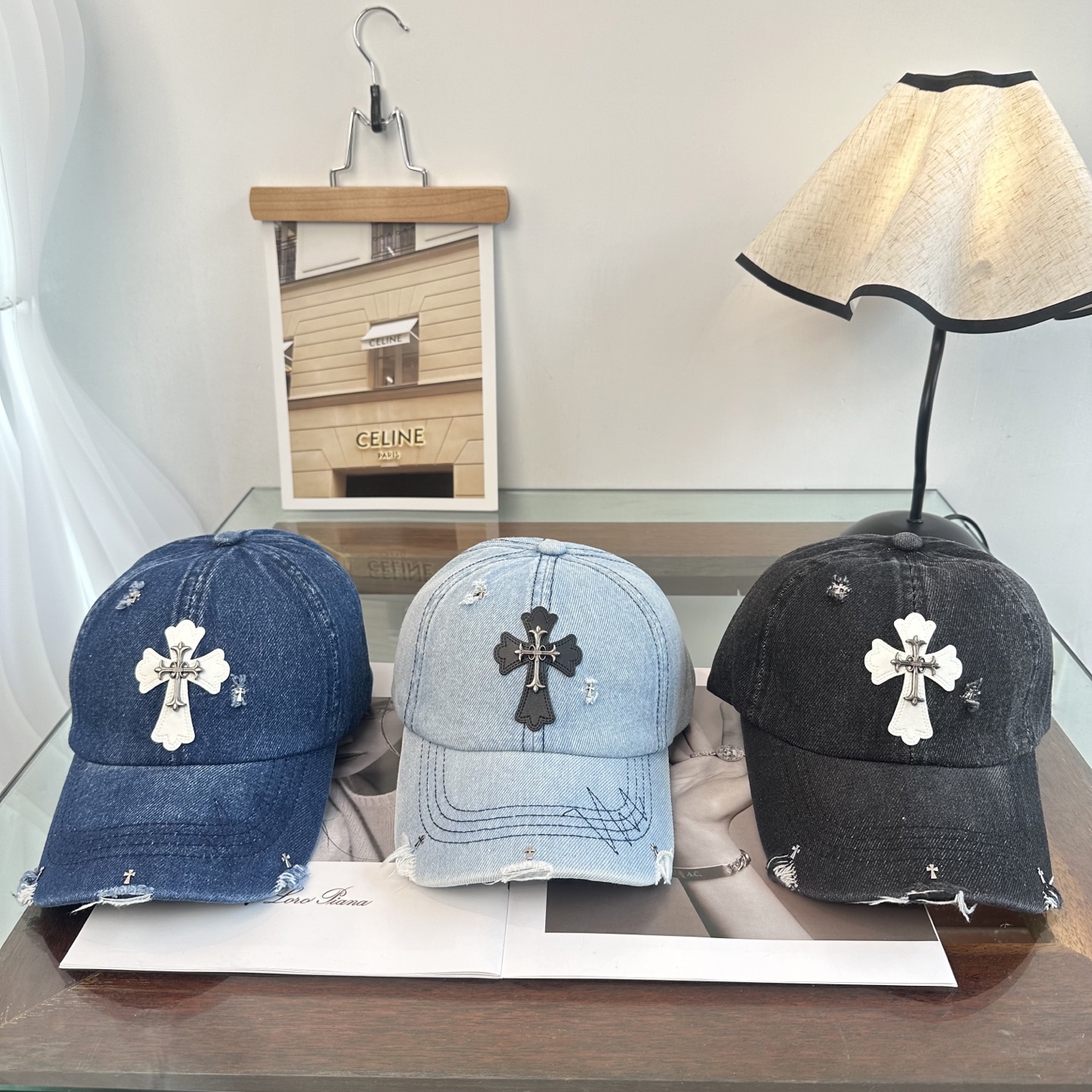 Chrome hearts 克罗心 新款十字架 高品质棒球帽，高端定制版！网红时尚博主同款！墙裂推荐！质