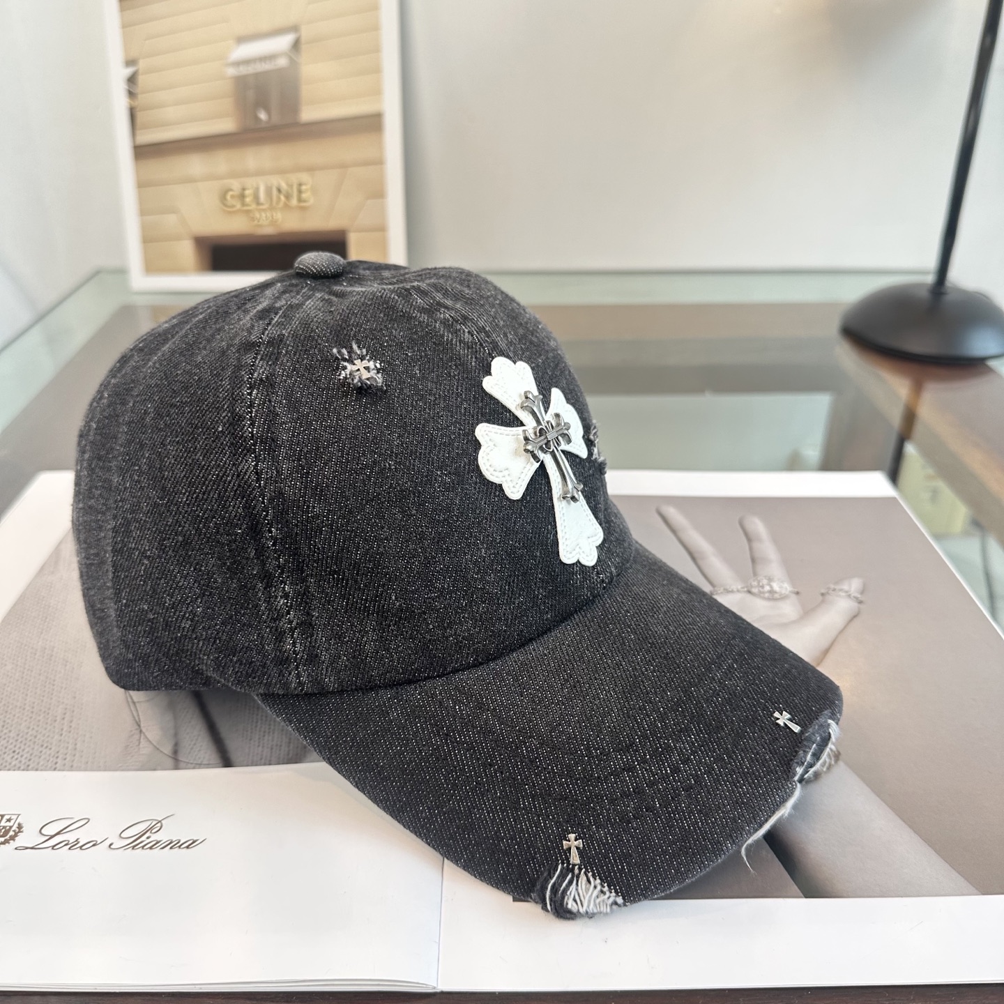 Chrome hearts 克罗心 新款十字架 高品质棒球帽，高端定制版！网红时尚博主同款！墙裂推荐！质
