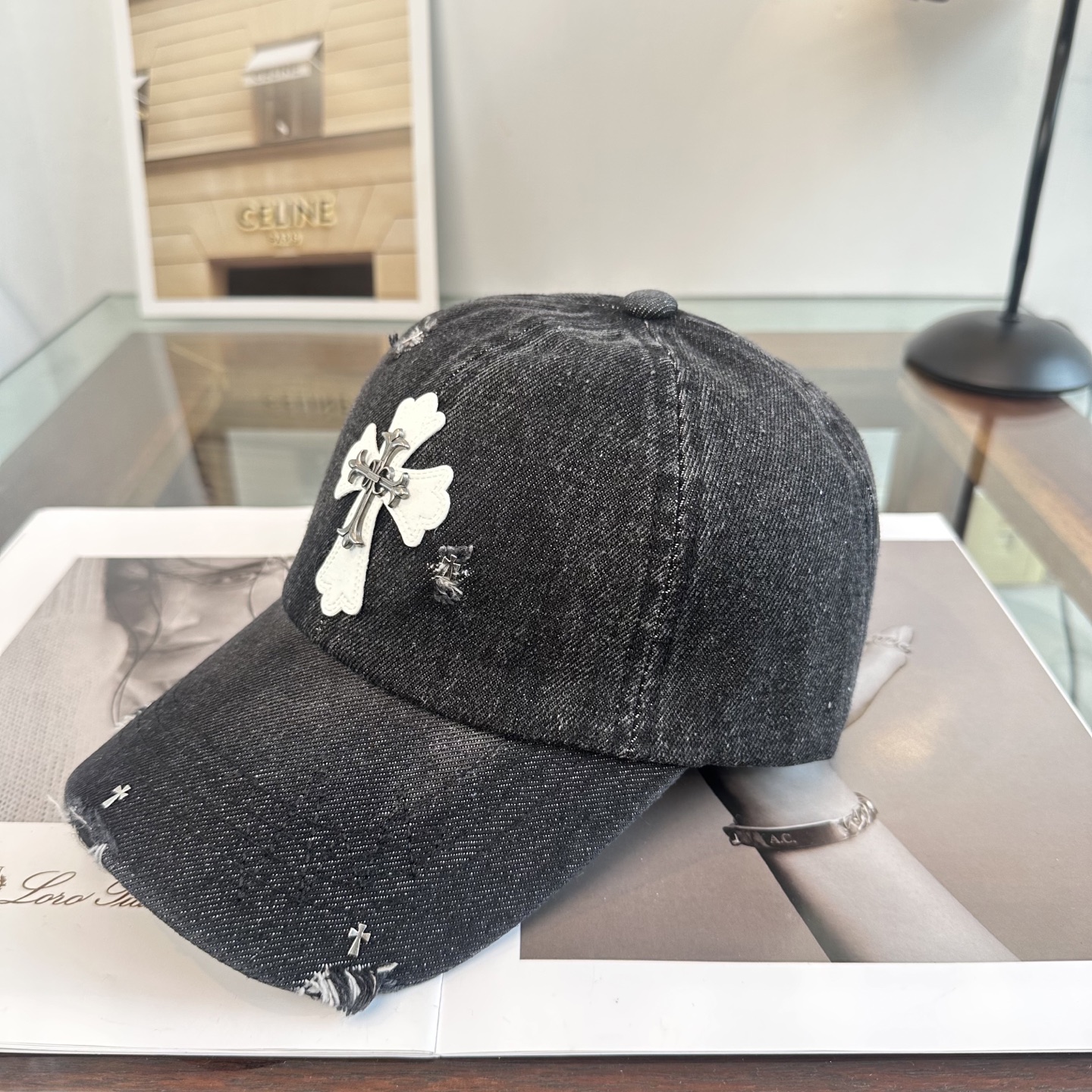 Chrome hearts 克罗心 新款十字架 高品质棒球帽，高端定制版！网红时尚博主同款！墙裂推荐！质