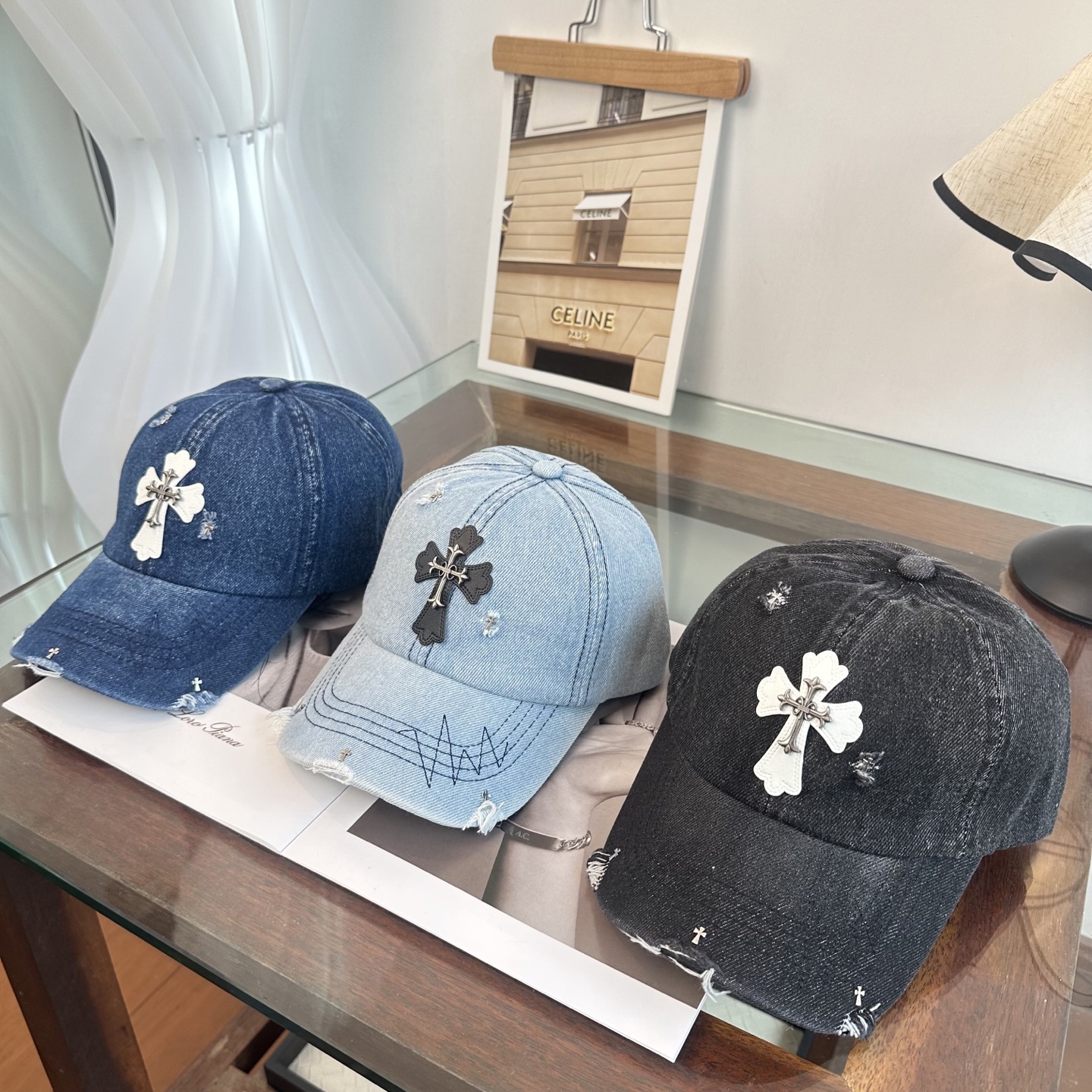 Chrome hearts 克罗心 新款十字架 高品质棒球帽，高端定制版！网红时尚博主同款！墙裂推荐！质