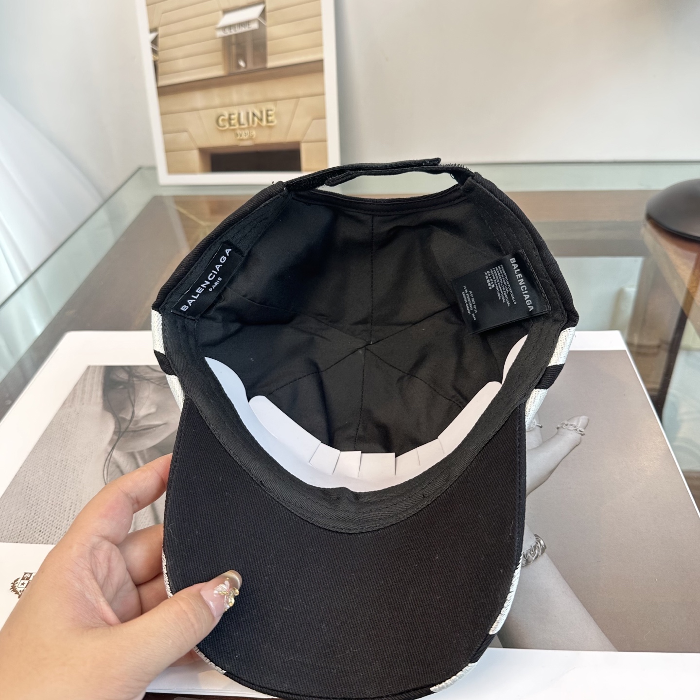 新品Balenciaga 巴黎世家字母新款棒球帽现货秒发🧢简约时尚超级无敌好看的帽子！情侣款！