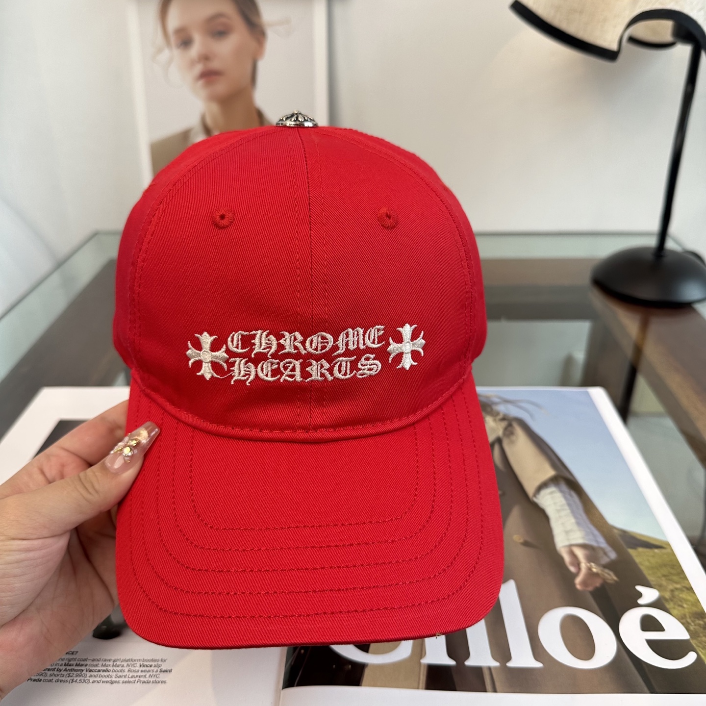 Chrome hearts 克罗心 新款十字架 高品质棒球帽，高端定制版！网红时尚博主同款！墙裂推荐！质