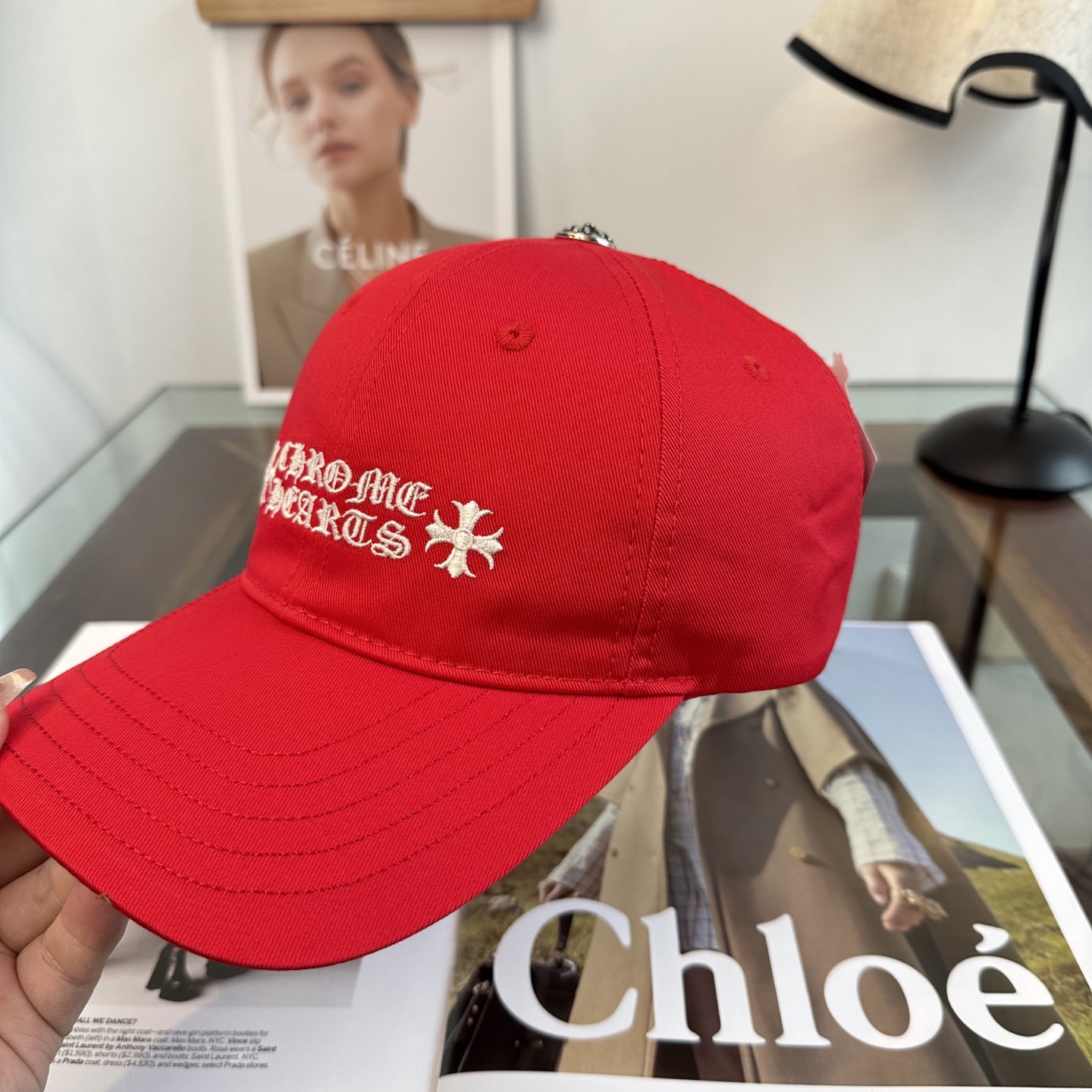 Chrome hearts 克罗心 新款十字架 高品质棒球帽，高端定制版！网红时尚博主同款！墙裂推荐！质