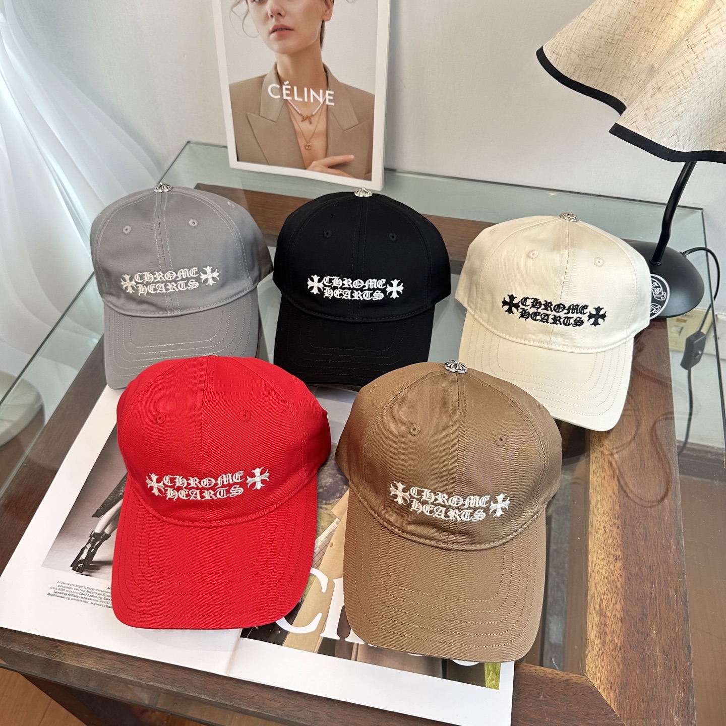 Chrome hearts 克罗心 新款十字架 高品质棒球帽，高端定制版！网红时尚博主同款！墙裂推荐！质
