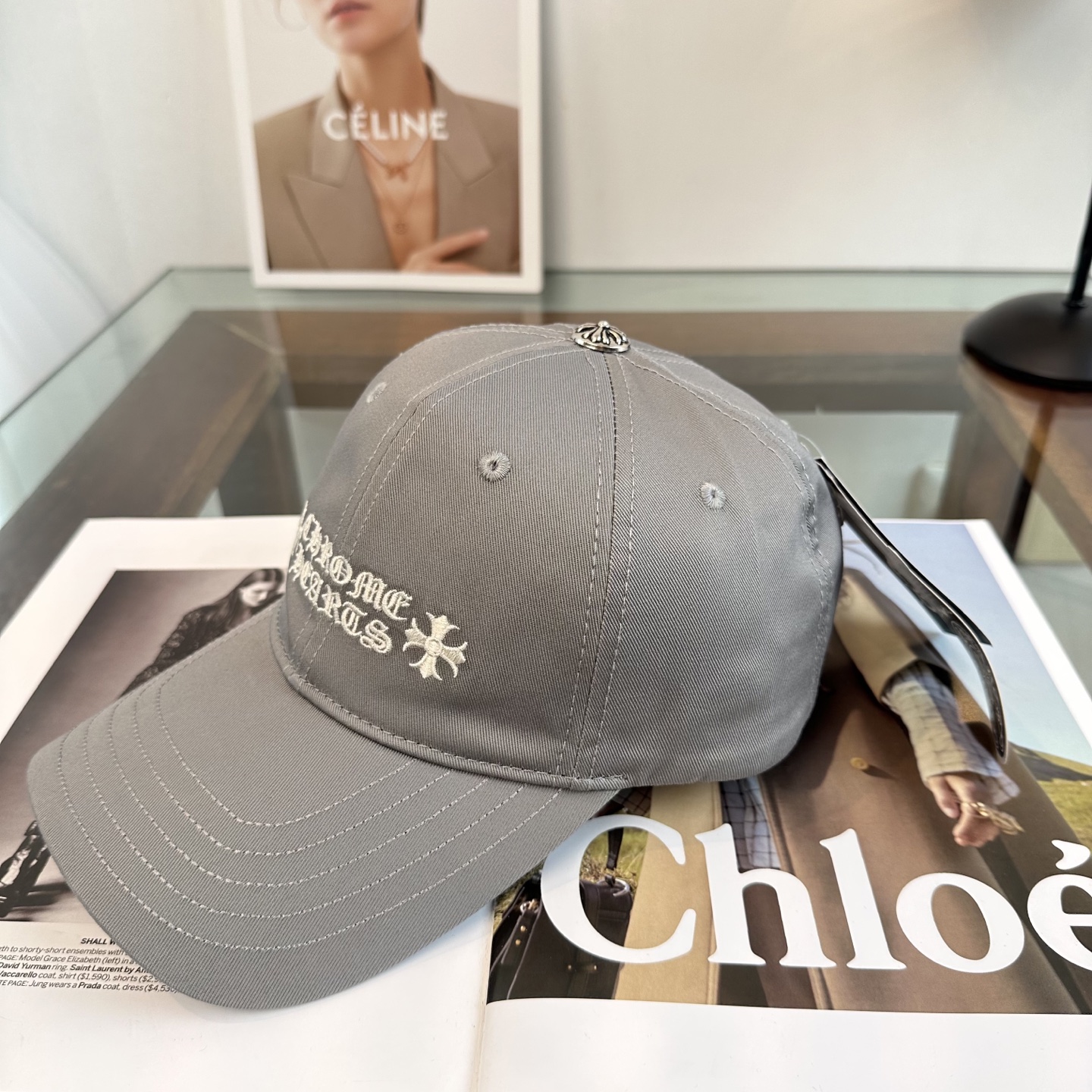 Chrome hearts 克罗心 新款十字架 高品质棒球帽，高端定制版！网红时尚博主同款！墙裂推荐！质
