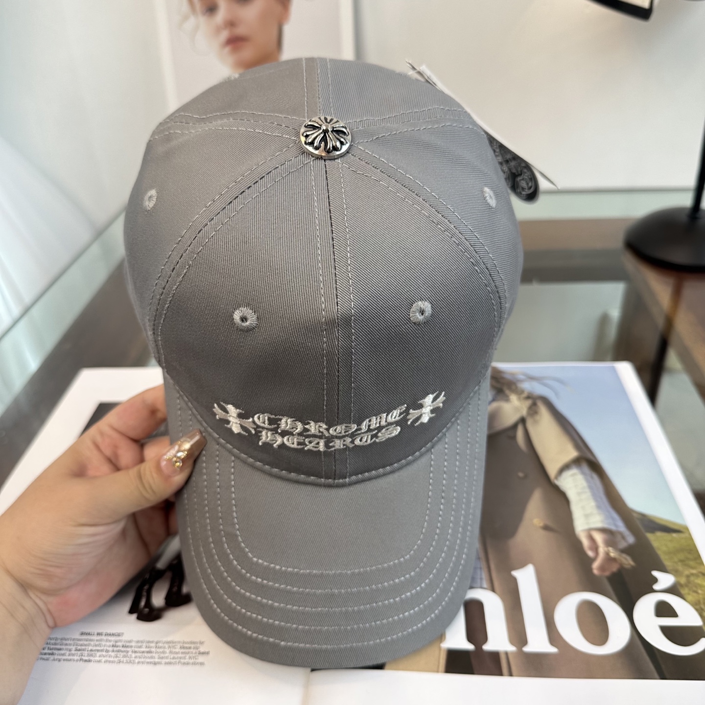 Chrome hearts 克罗心 新款十字架 高品质棒球帽，高端定制版！网红时尚博主同款！墙裂推荐！质