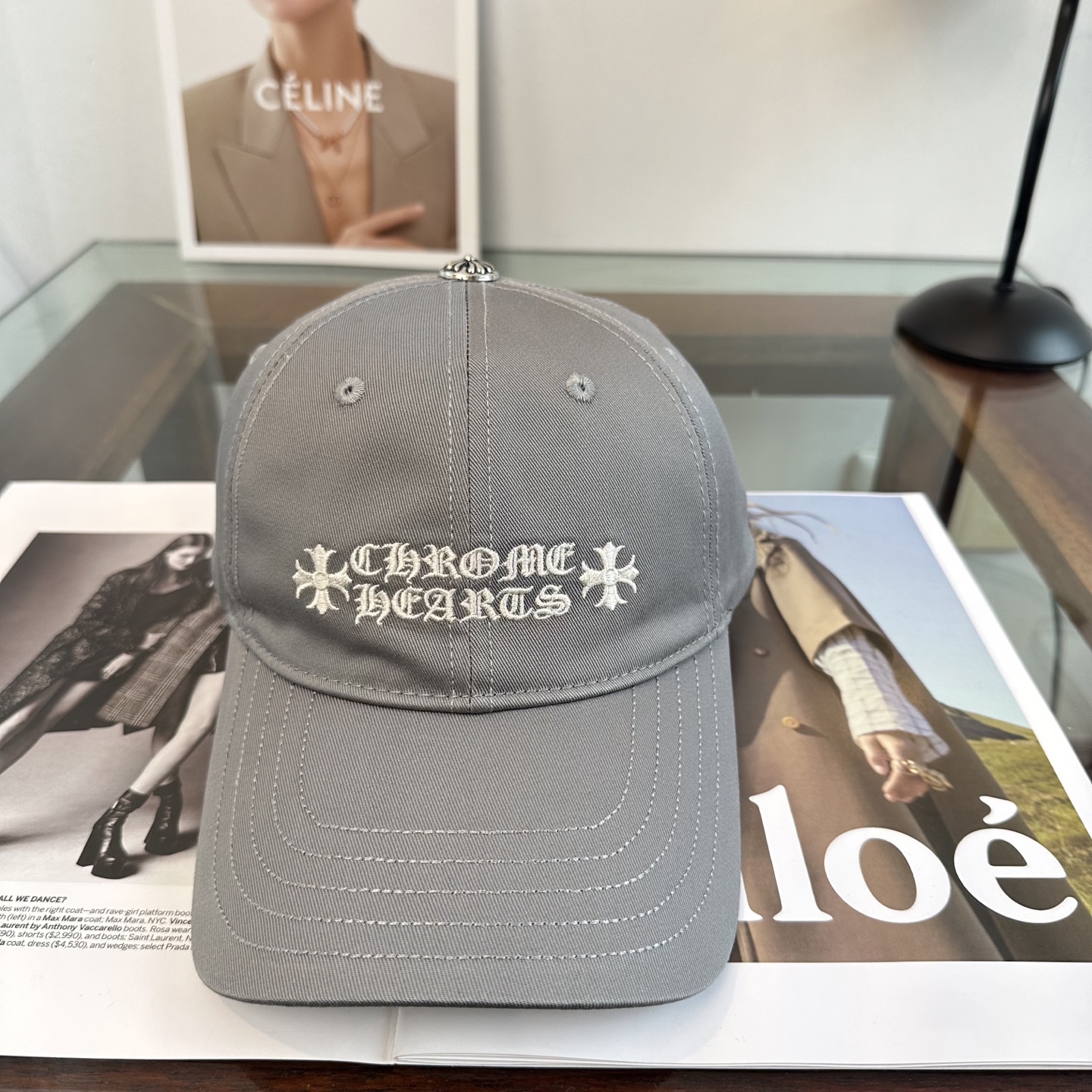 Chrome hearts 克罗心 新款十字架 高品质棒球帽，高端定制版！网红时尚博主同款！墙裂推荐！质