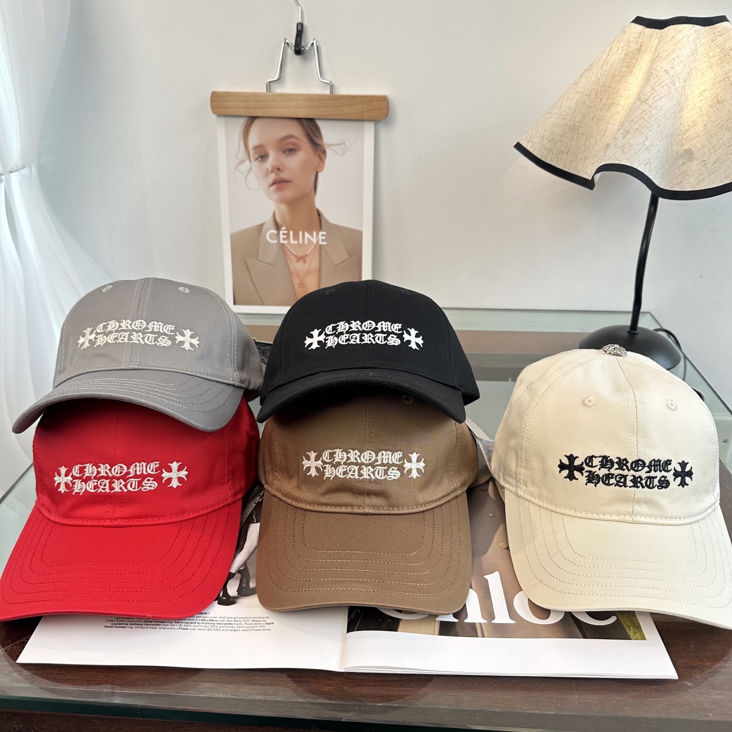 Chrome hearts 克罗心 新款十字架 高品质棒球帽，高端定制版！网红时尚博主同款！墙裂推荐！质