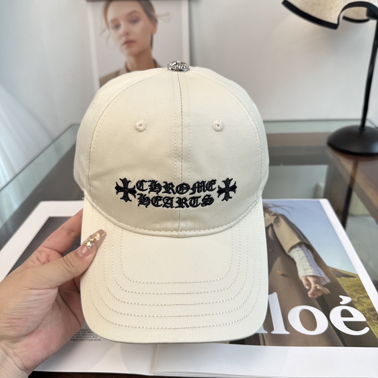 Chrome hearts 克罗心 新款十字架 高品质棒球帽，高端定制版！网红时尚博主同款！墙裂推荐！质