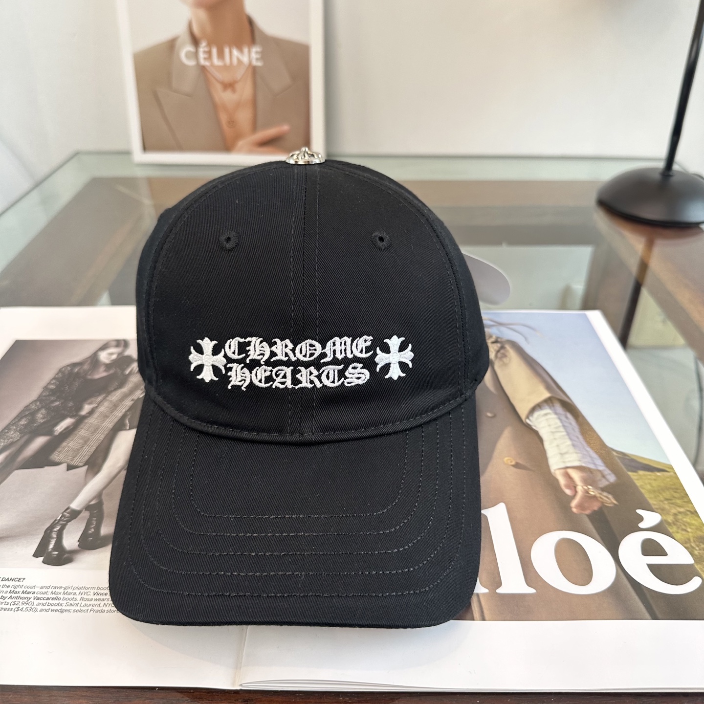 Chrome hearts 克罗心 新款十字架 高品质棒球帽，高端定制版！网红时尚博主同款！墙裂推荐！质