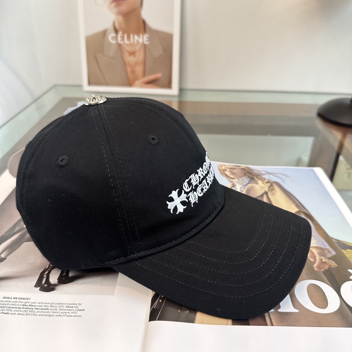 Chrome hearts 克罗心 新款十字架 高品质棒球帽，高端定制版！网红时尚博主同款！墙裂推荐！质