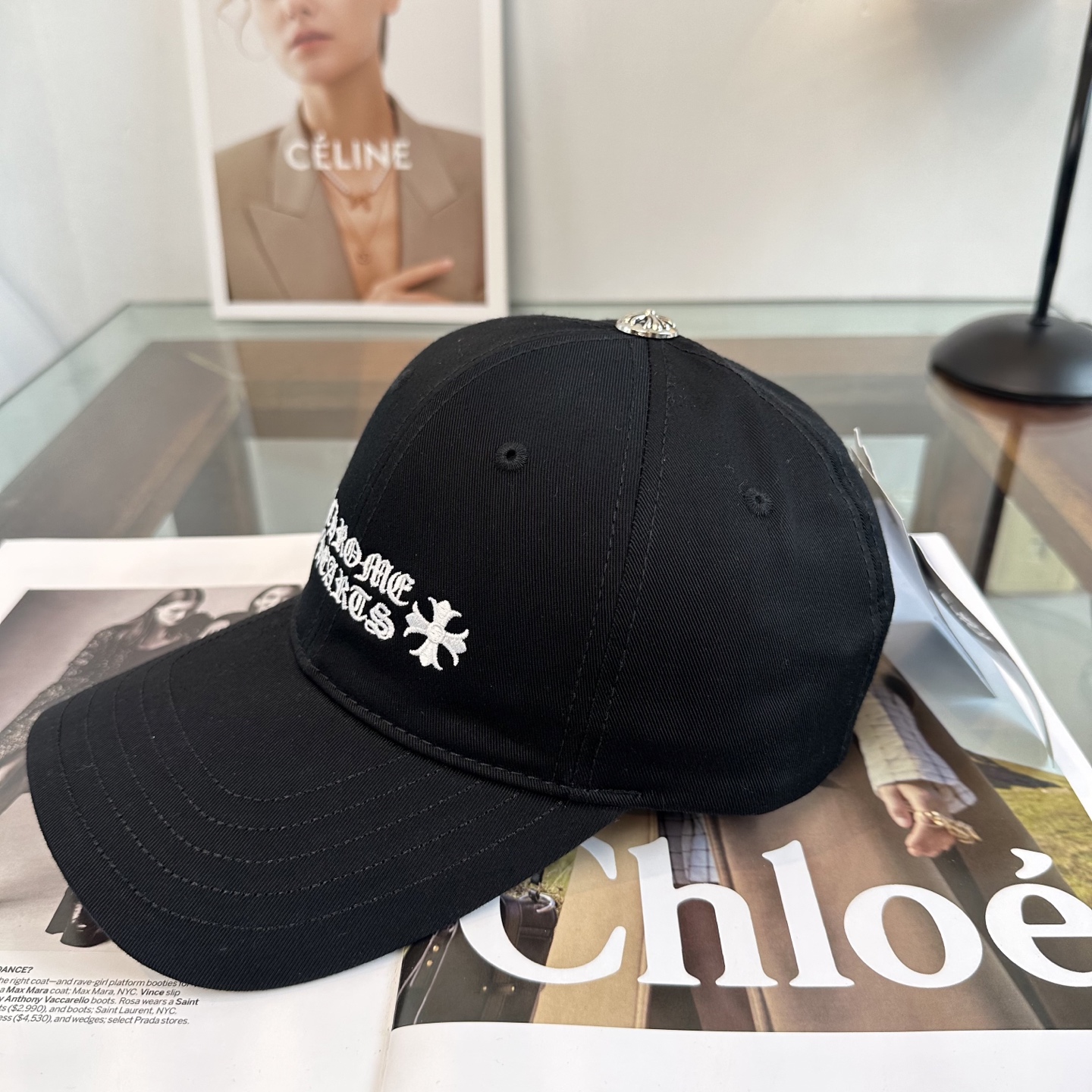 Chrome hearts 克罗心 新款十字架 高品质棒球帽，高端定制版！网红时尚博主同款！墙裂推荐！质