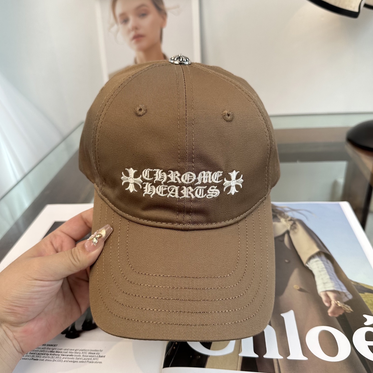 Chrome hearts 克罗心 新款十字架 高品质棒球帽，高端定制版！网红时尚博主同款！墙裂推荐！质