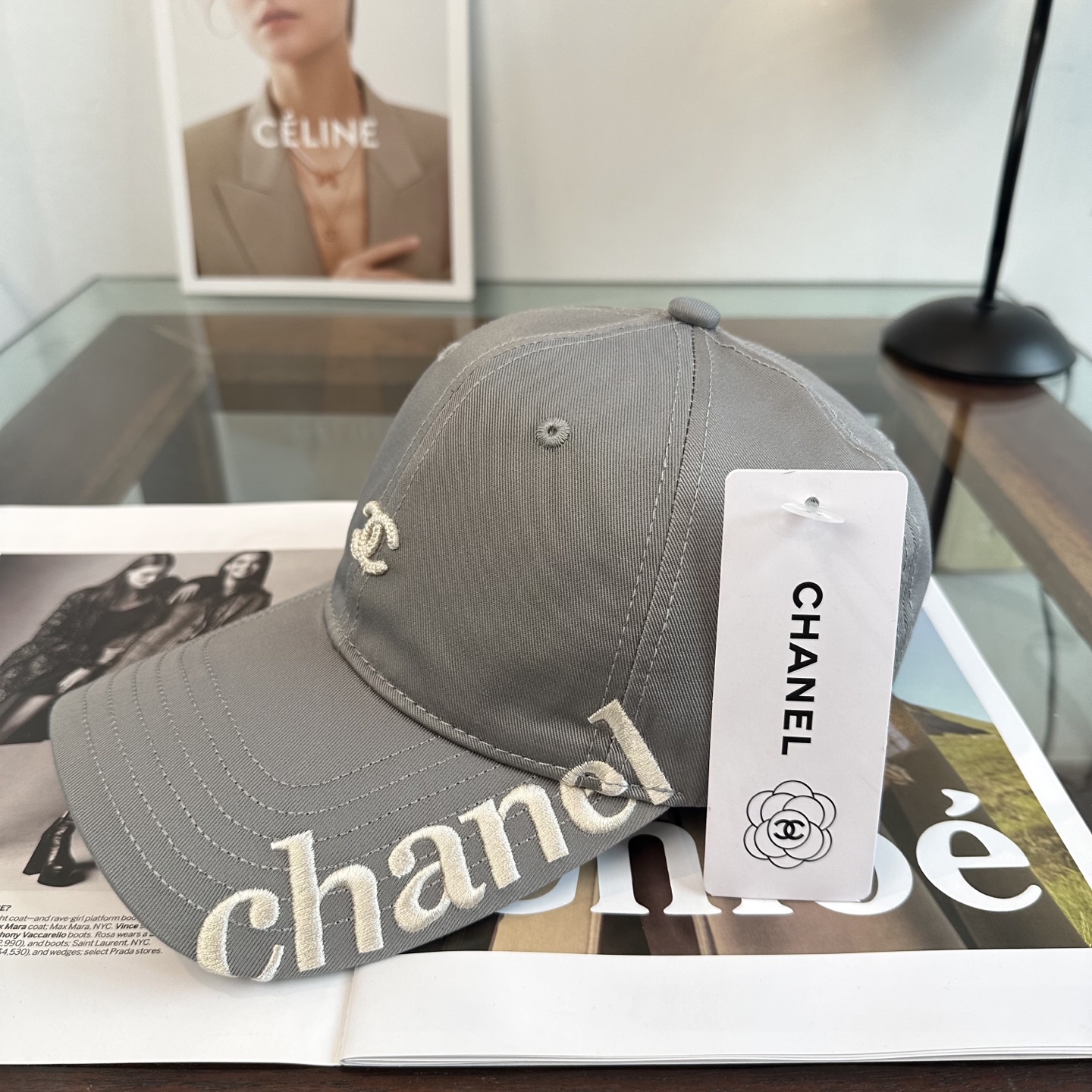 【CHANEL香奈儿】新款高级感唯美纹路小香风鸭舌帽 ，遮阳又超好搭配，出街单品 高货版本原单品质👄