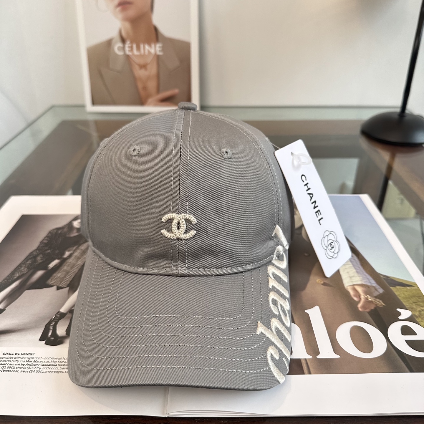 【CHANEL香奈儿】新款高级感唯美纹路小香风鸭舌帽 ，遮阳又超好搭配，出街单品 高货版本原单品质👄