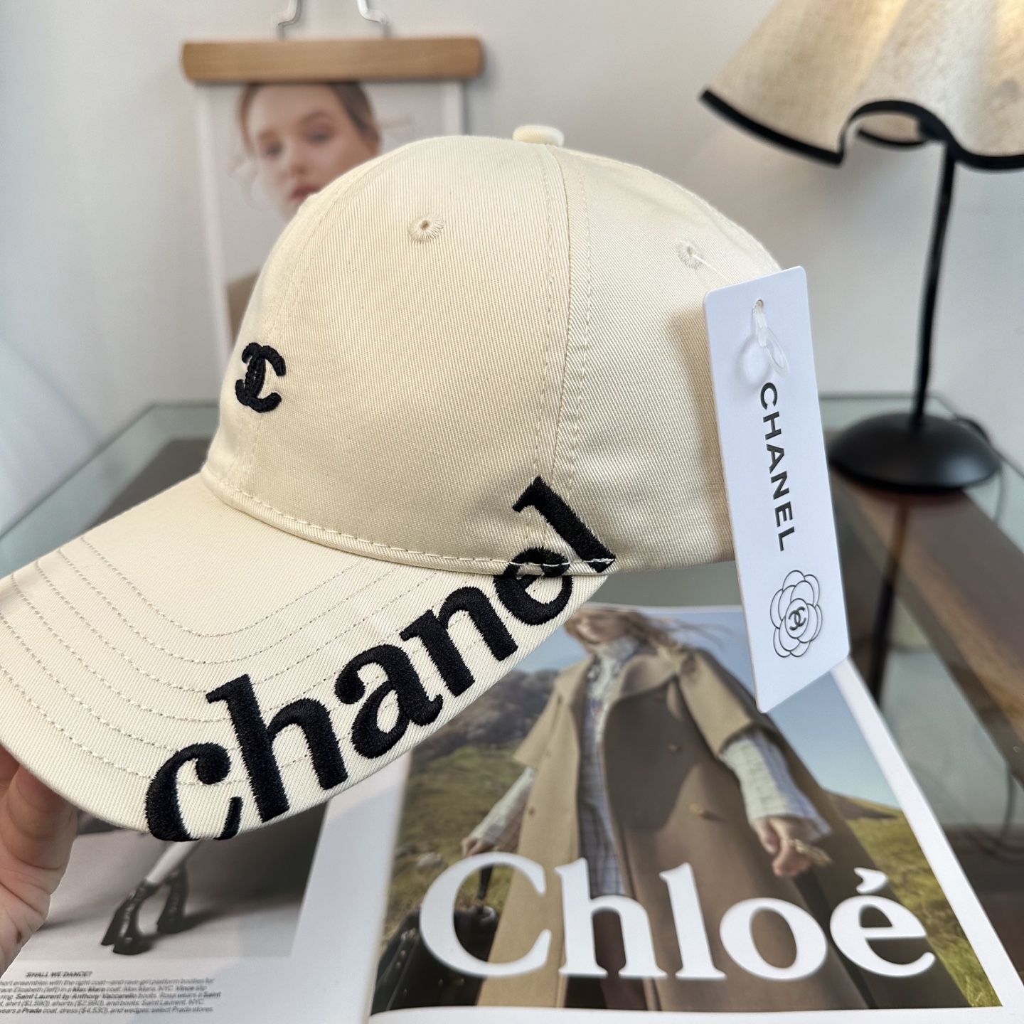 【CHANEL香奈儿】新款高级感唯美纹路小香风鸭舌帽 ，遮阳又超好搭配，出街单品 高货版本原单品质👄