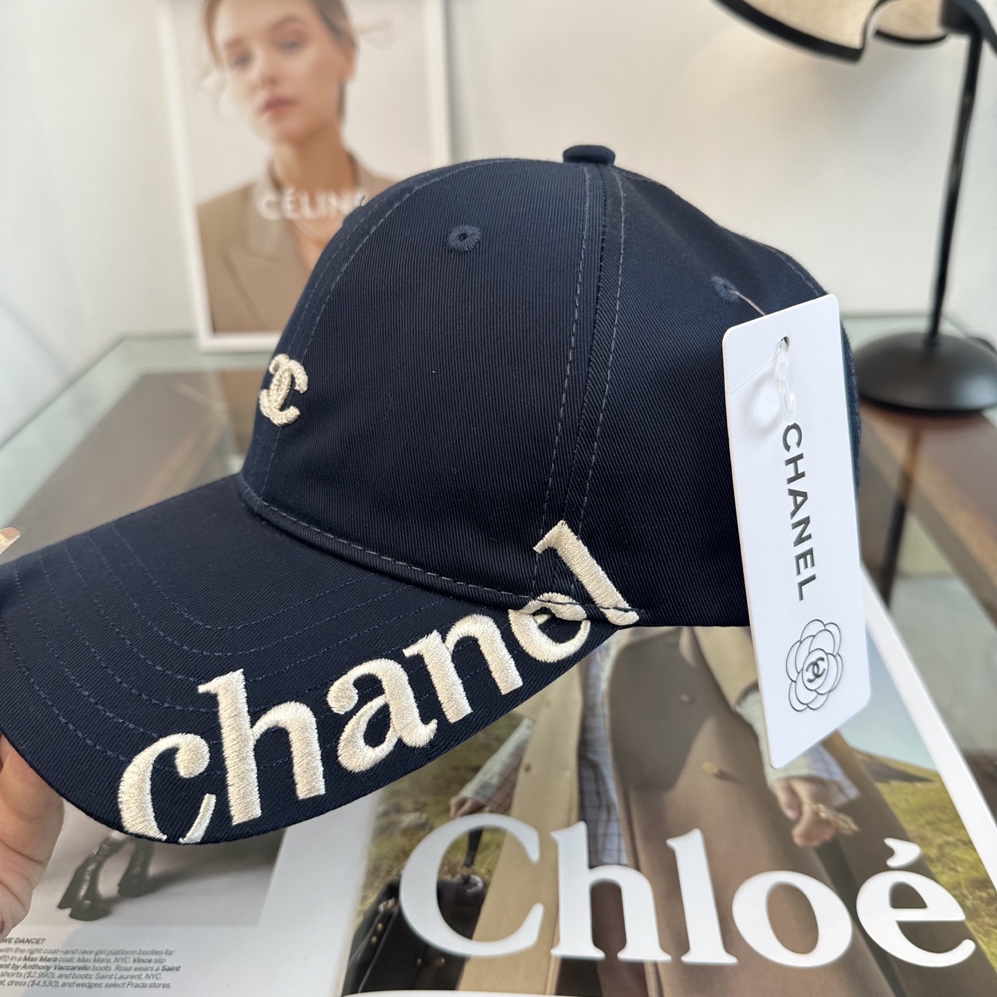 【CHANEL香奈儿】新款高级感唯美纹路小香风鸭舌帽 ，遮阳又超好搭配，出街单品 高货版本原单品质👄