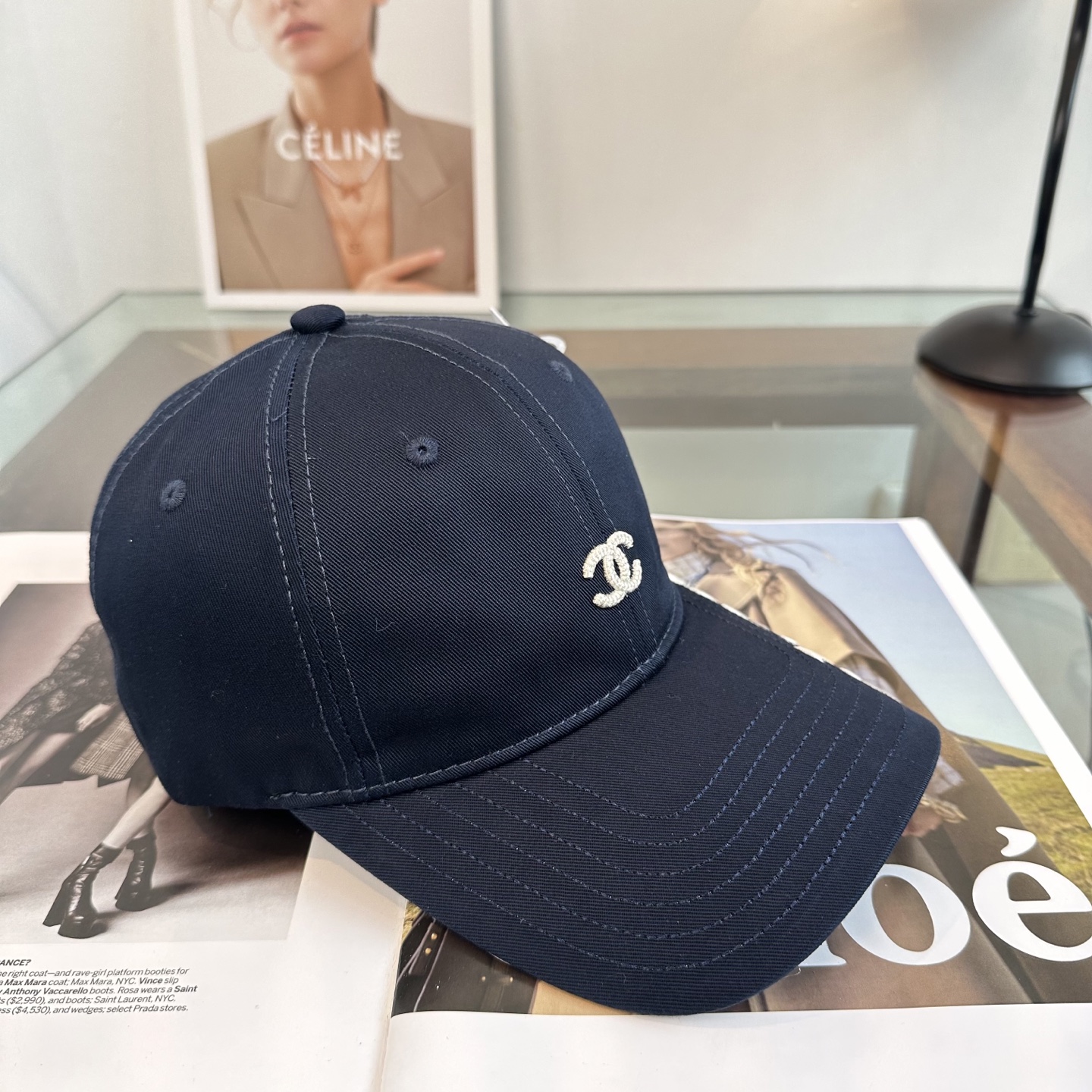 【CHANEL香奈儿】新款高级感唯美纹路小香风鸭舌帽 ，遮阳又超好搭配，出街单品 高货版本原单品质👄