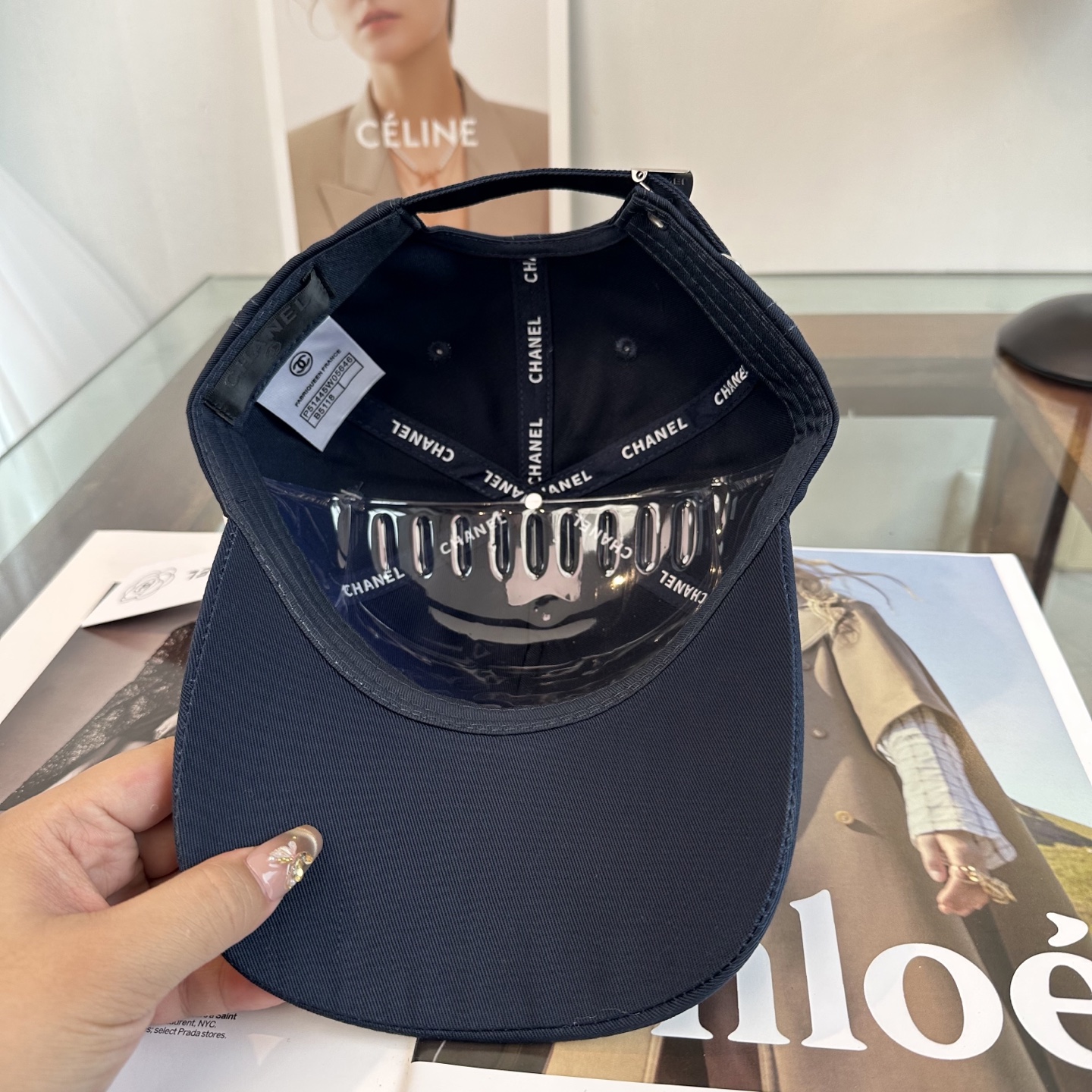 【CHANEL香奈儿】新款高级感唯美纹路小香风鸭舌帽 ，遮阳又超好搭配，出街单品 高货版本原单品质👄