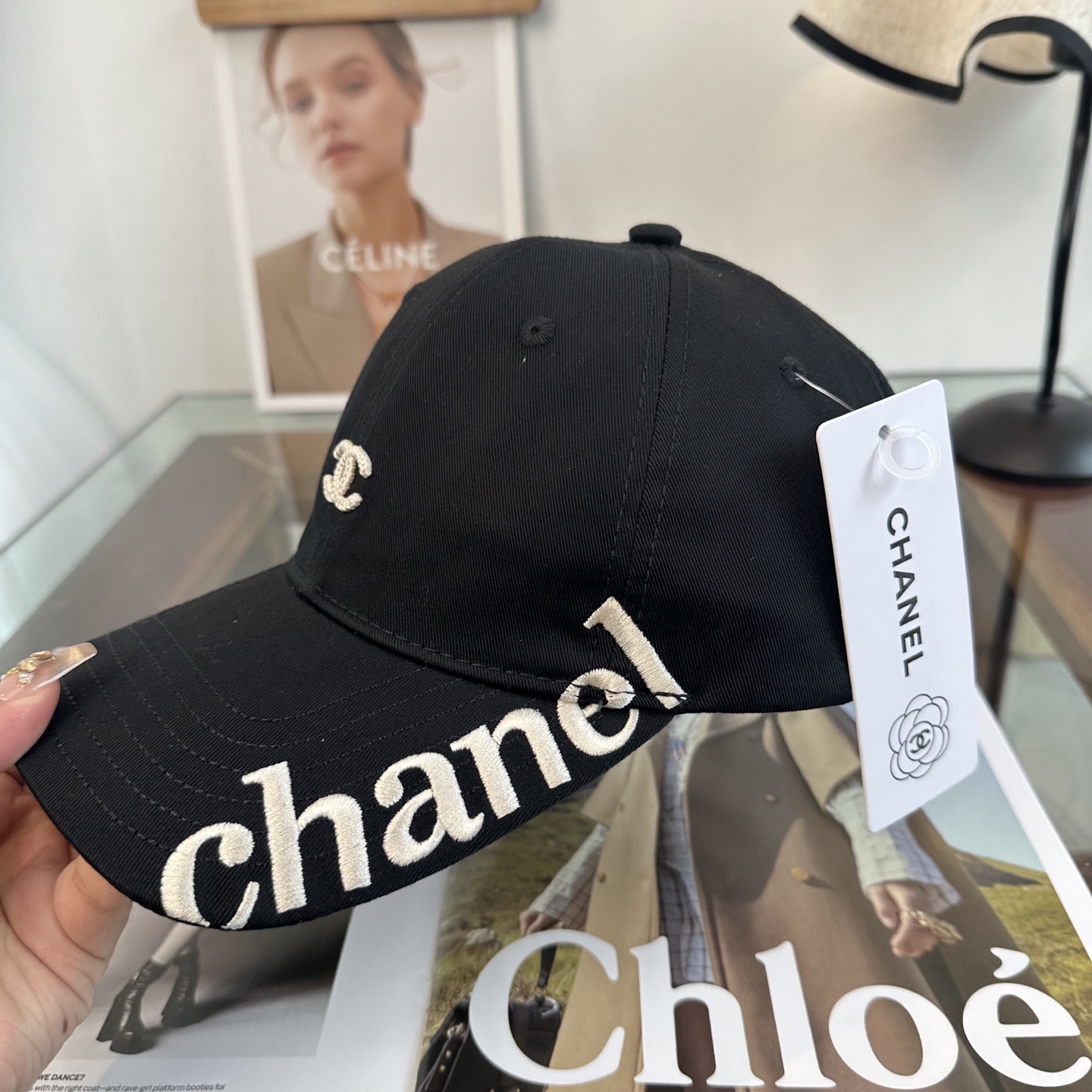 【CHANEL香奈儿】新款高级感唯美纹路小香风鸭舌帽 ，遮阳又超好搭配，出街单品 高货版本原单品质👄
