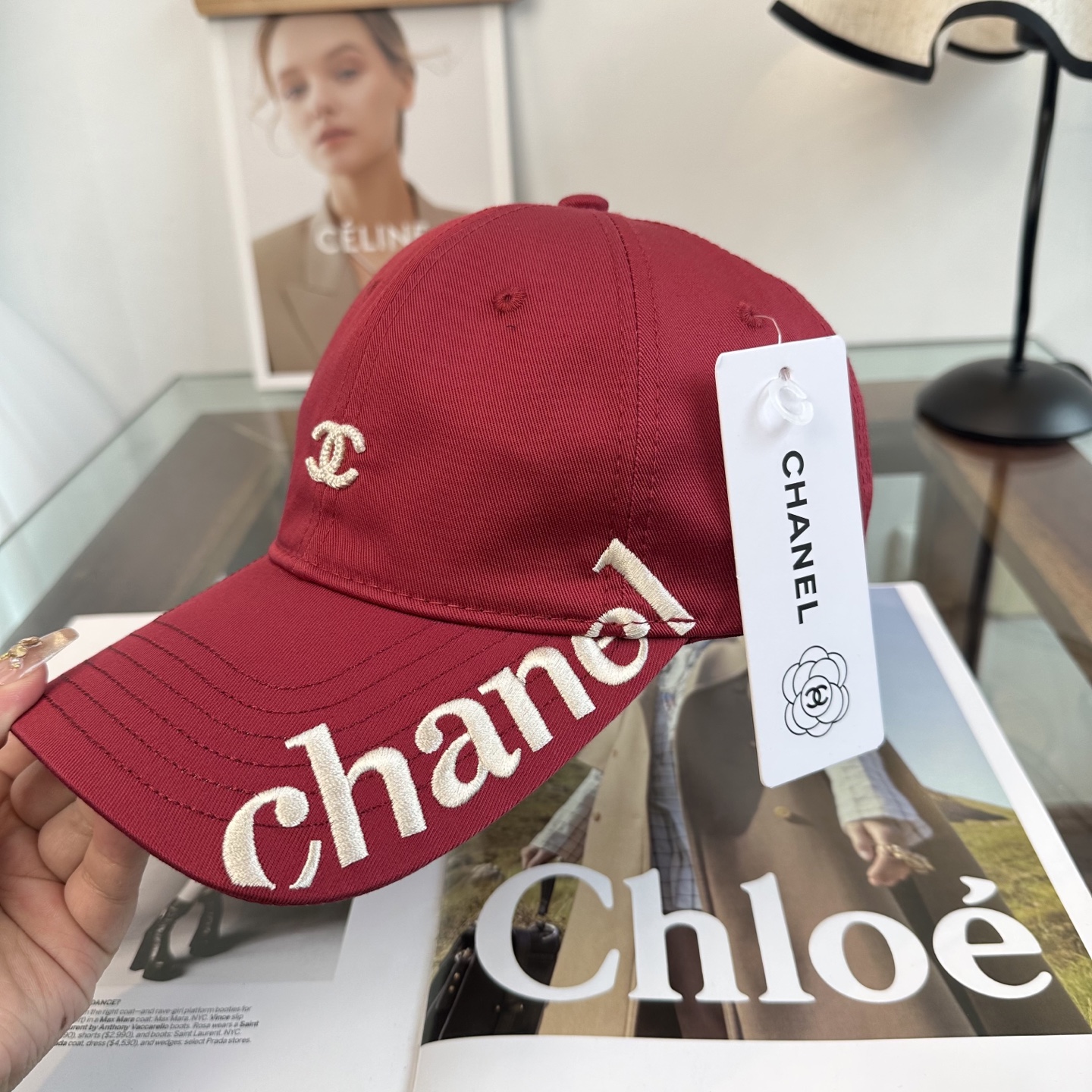 【CHANEL香奈儿】新款高级感唯美纹路小香风鸭舌帽 ，遮阳又超好搭配，出街单品 高货版本原单品质👄