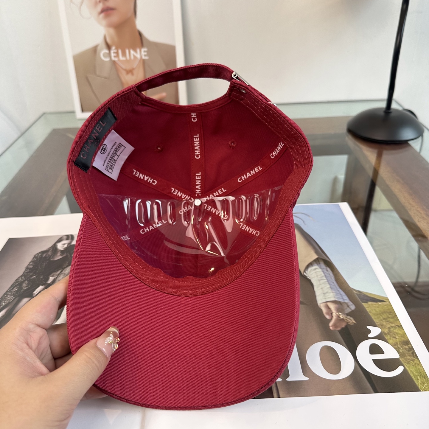 【CHANEL香奈儿】新款高级感唯美纹路小香风鸭舌帽 ，遮阳又超好搭配，出街单品 高货版本原单品质👄