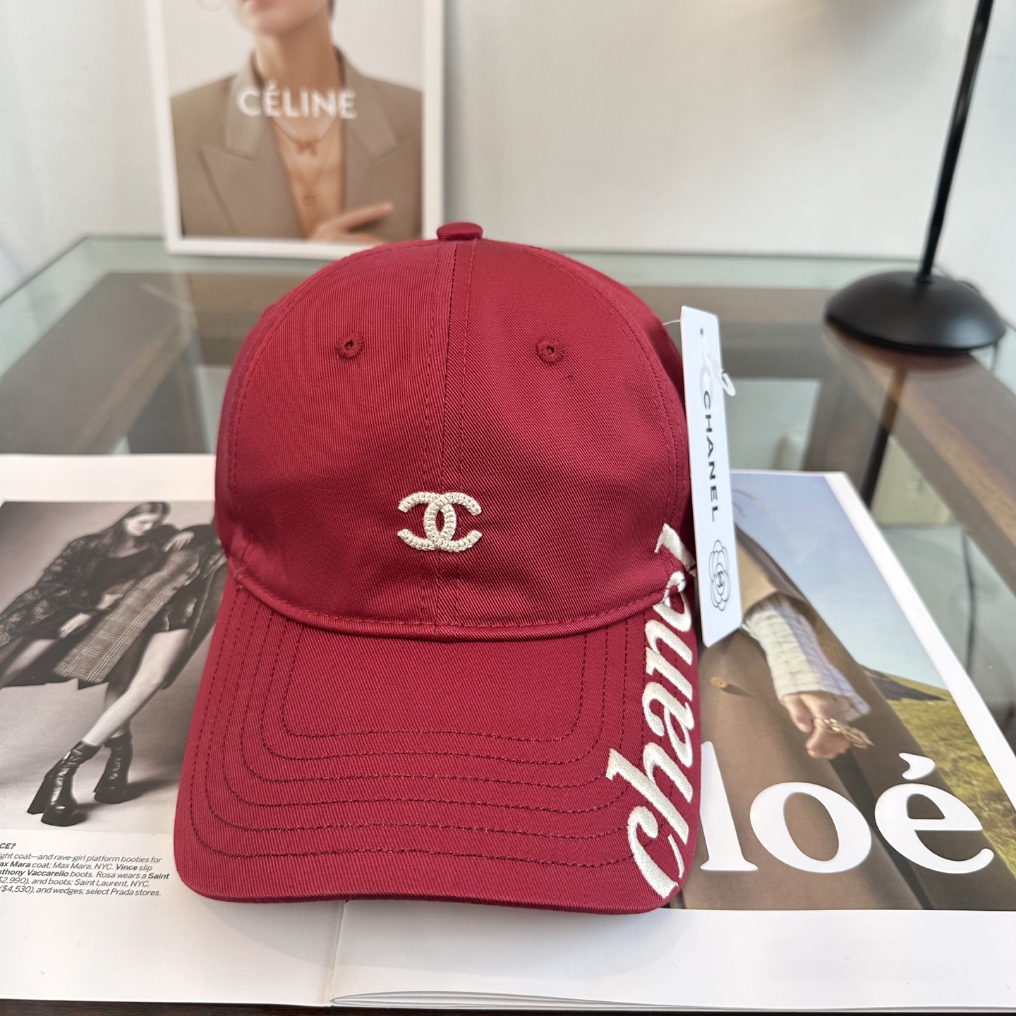 【CHANEL香奈儿】新款高级感唯美纹路小香风鸭舌帽 ，遮阳又超好搭配，出街单品 高货版本原单品质👄