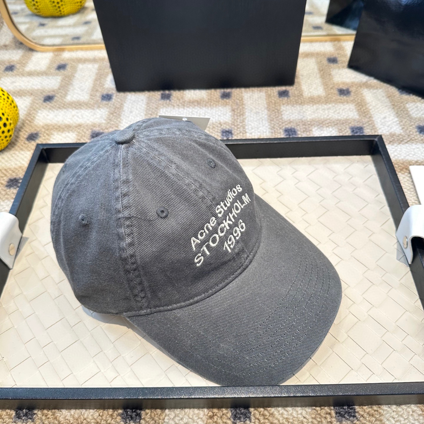 ACNE 潮牌棒球帽 简单休闲风的棒球帽 减龄百搭 适配度很高！简单随性~出街拍照拗造型非常加分~男女同