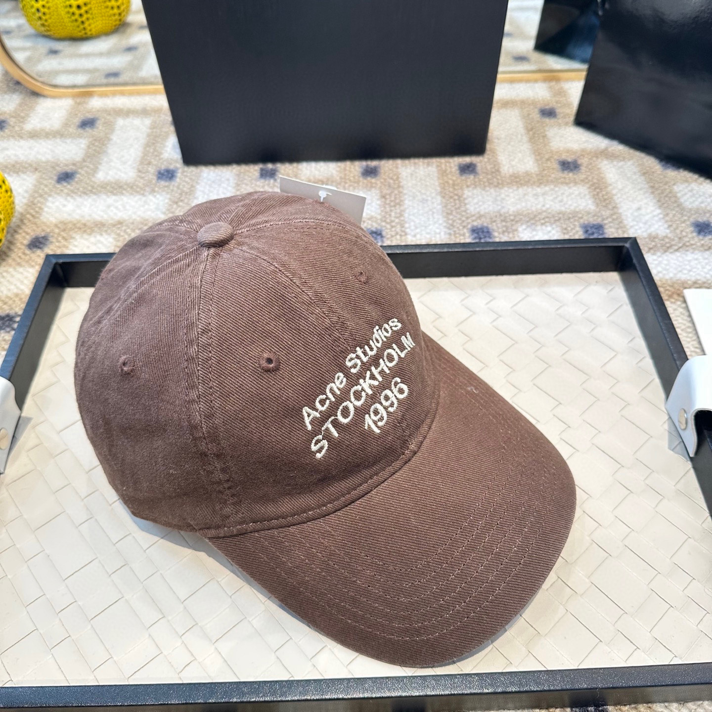ACNE 潮牌棒球帽 简单休闲风的棒球帽 减龄百搭 适配度很高！简单随性~出街拍照拗造型非常加分~男女同