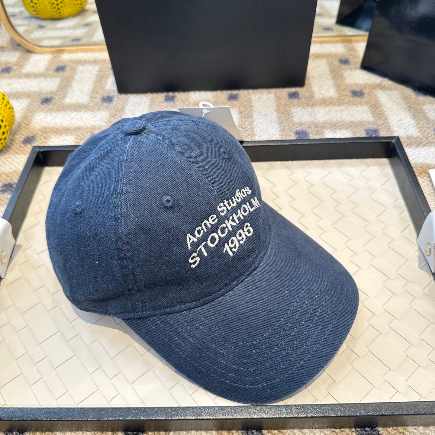 ACNE 潮牌棒球帽 简单休闲风的棒球帽 减龄百搭 适配度很高！简单随性~出街拍照拗造型非常加分~男女同
