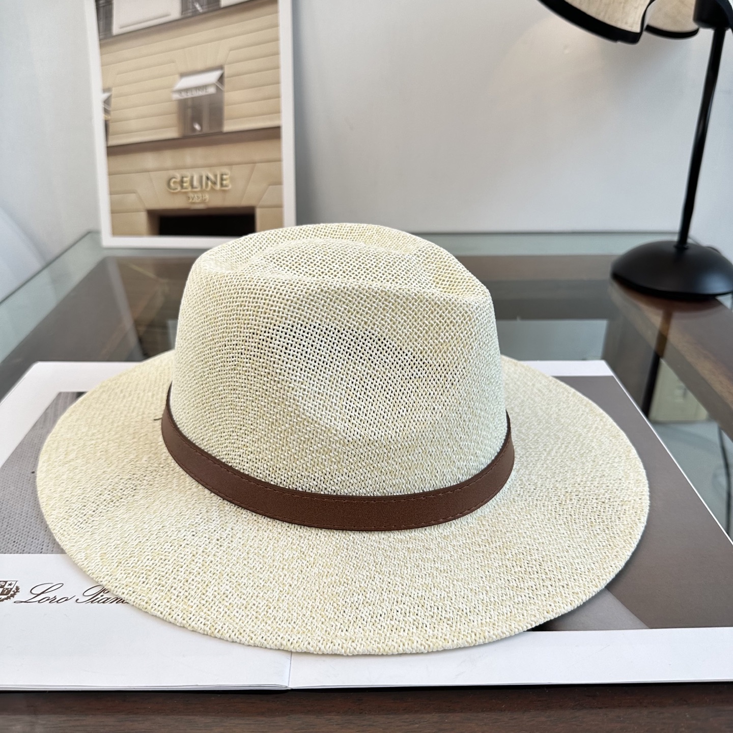 CHANEL香奈儿2026新款平顶草帽 夏天海边首选～新款材质编织而成～质感满分💯