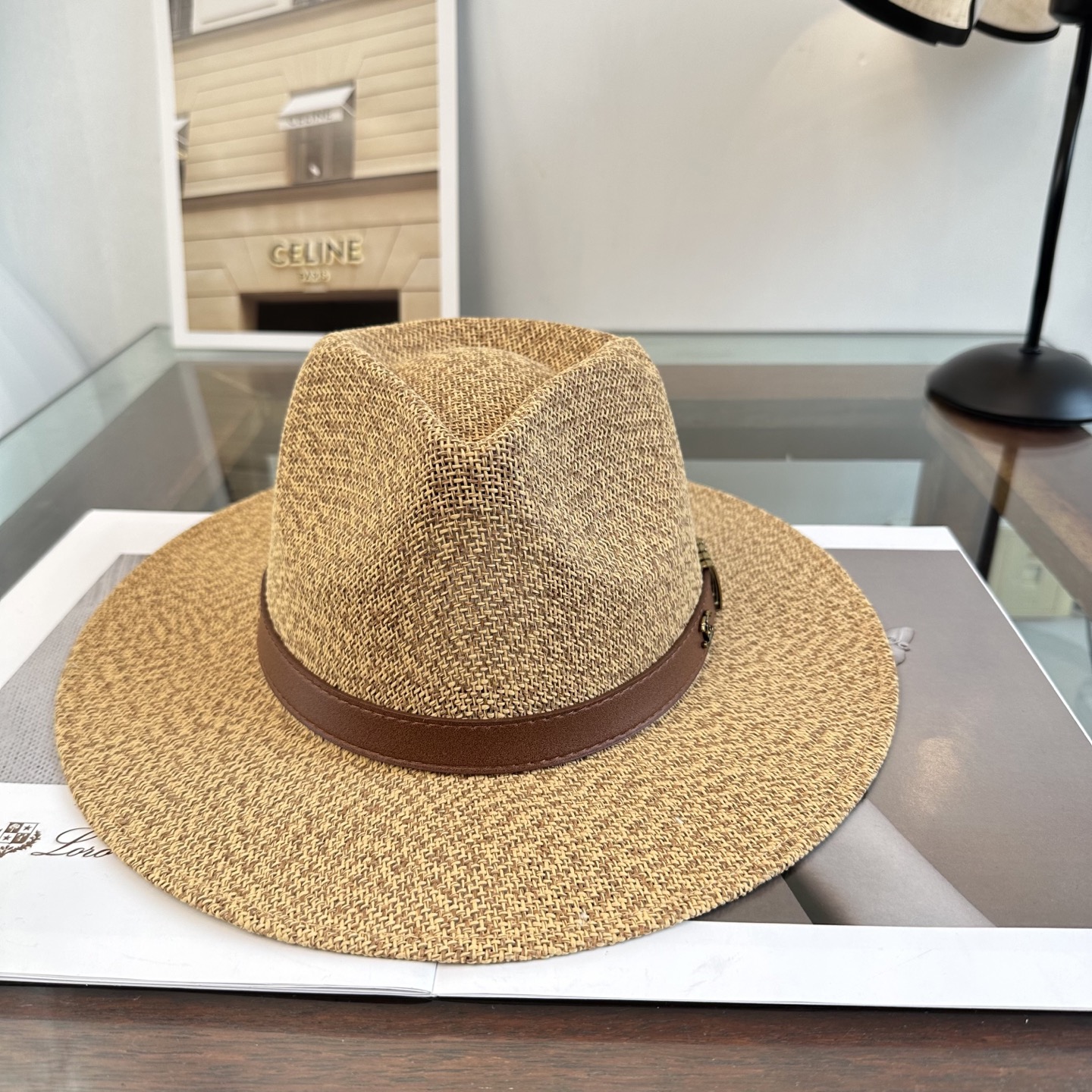 CHANEL香奈儿2026新款平顶草帽 夏天海边首选～新款材质编织而成～质感满分💯