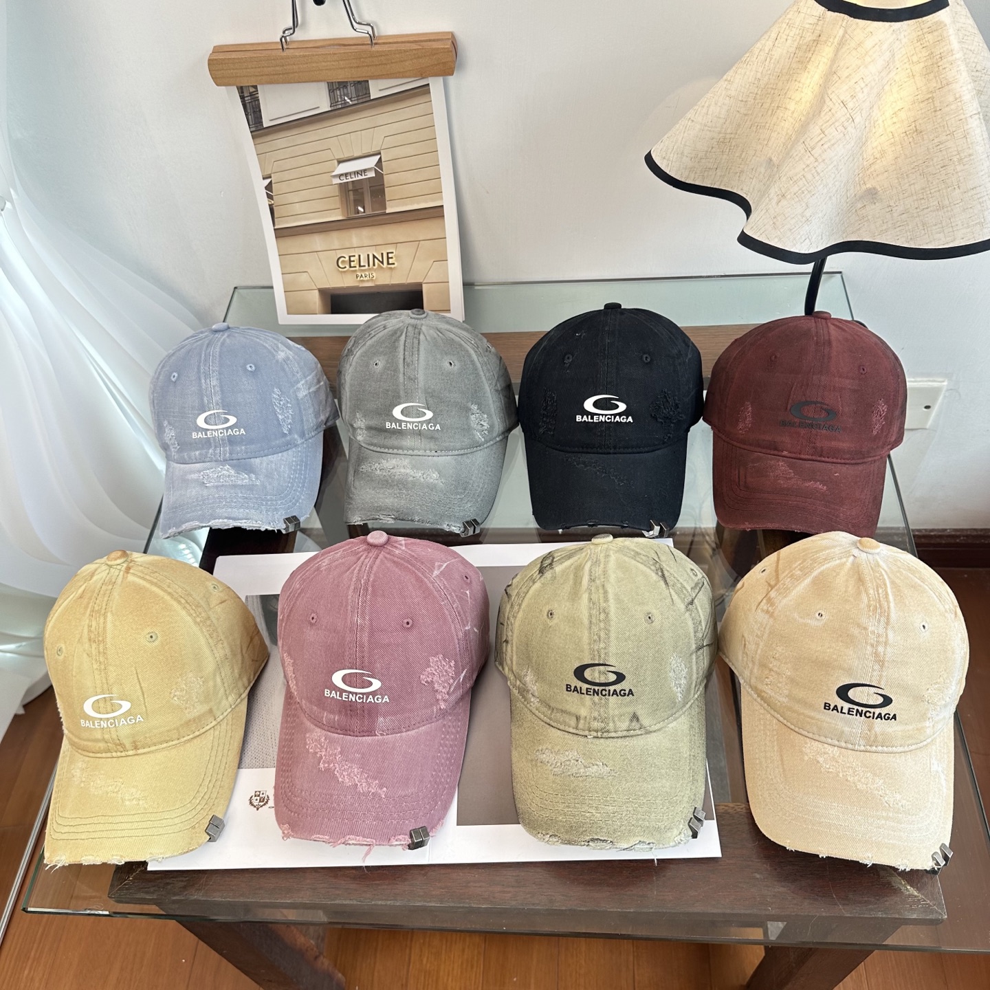 新品Balenciaga 巴黎世家字母新款棒球帽现货秒发🧢简约时尚超级无敌好看的帽子！情侣款！