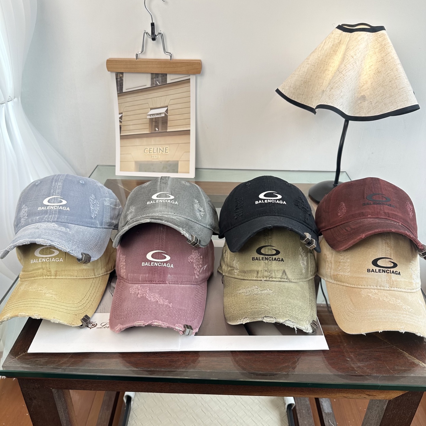 新品Balenciaga 巴黎世家字母新款棒球帽现货秒发🧢简约时尚超级无敌好看的帽子！情侣款！