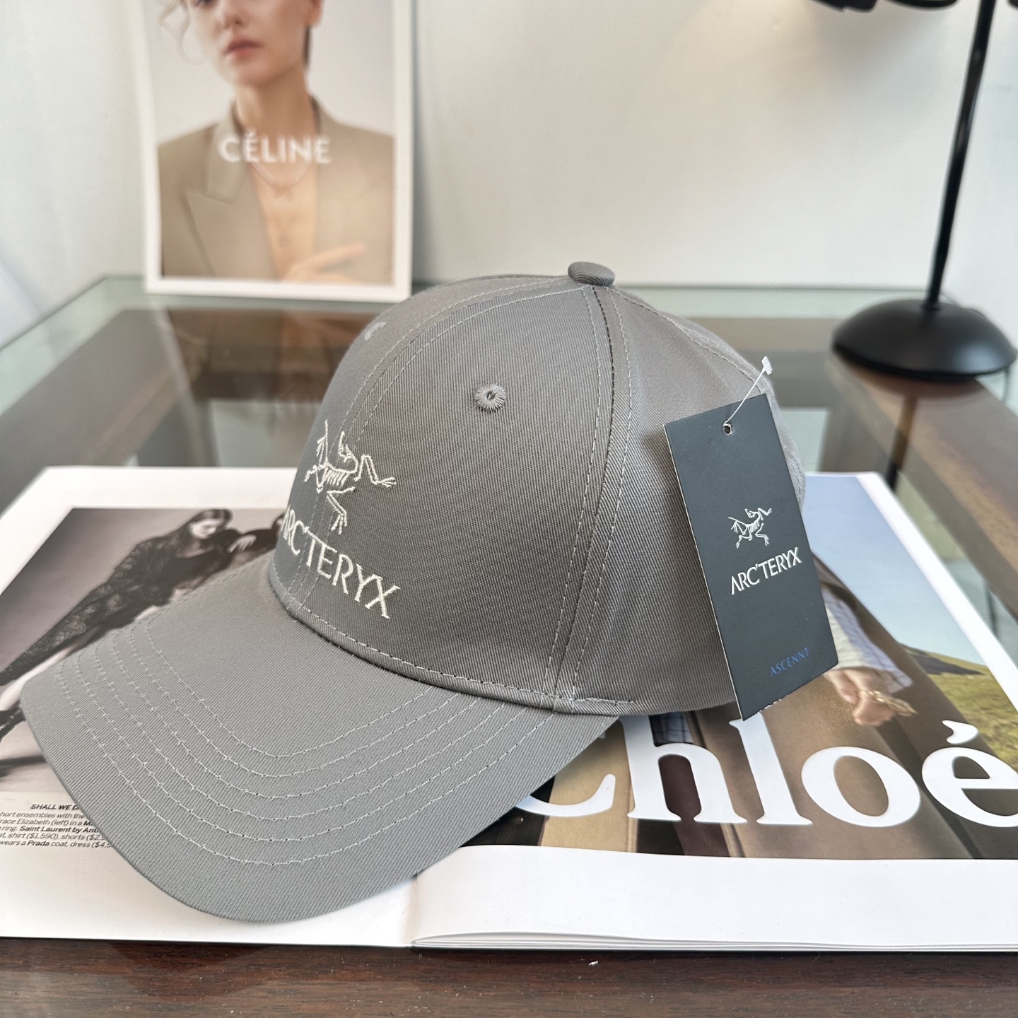 ARCTERYX SMALL BIRD HAT 始祖鸟刺绣标弯檐棒球帽轻量帽子防晒帽遮阳帽情侣款SMAL