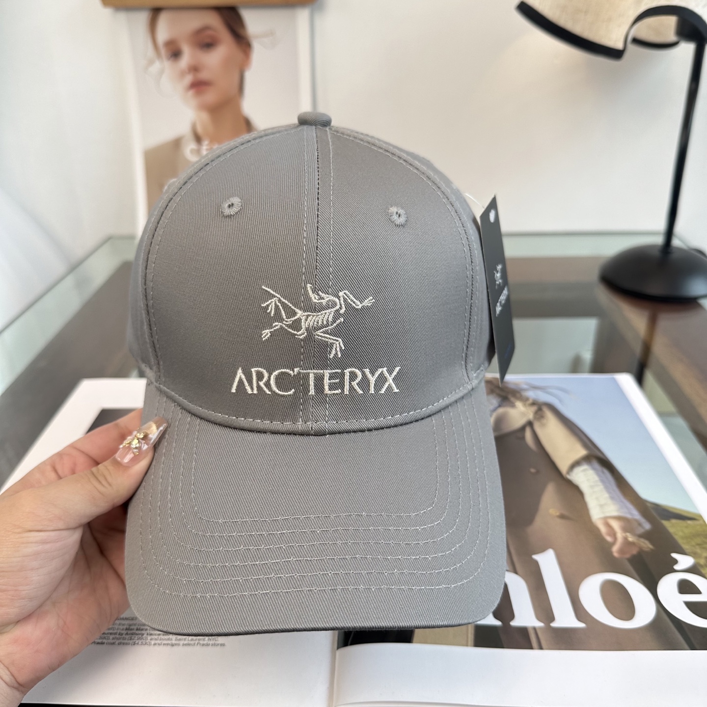 ARCTERYX SMALL BIRD HAT 始祖鸟刺绣标弯檐棒球帽轻量帽子防晒帽遮阳帽情侣款SMAL