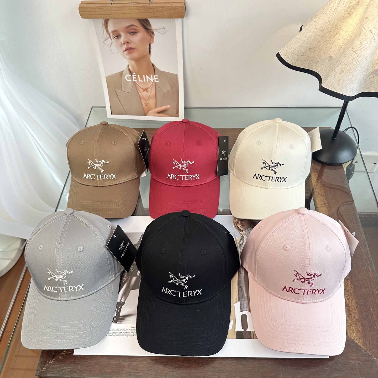 ARCTERYX SMALL BIRD HAT 始祖鸟刺绣标弯檐棒球帽轻量帽子防晒帽遮阳帽情侣款SMAL