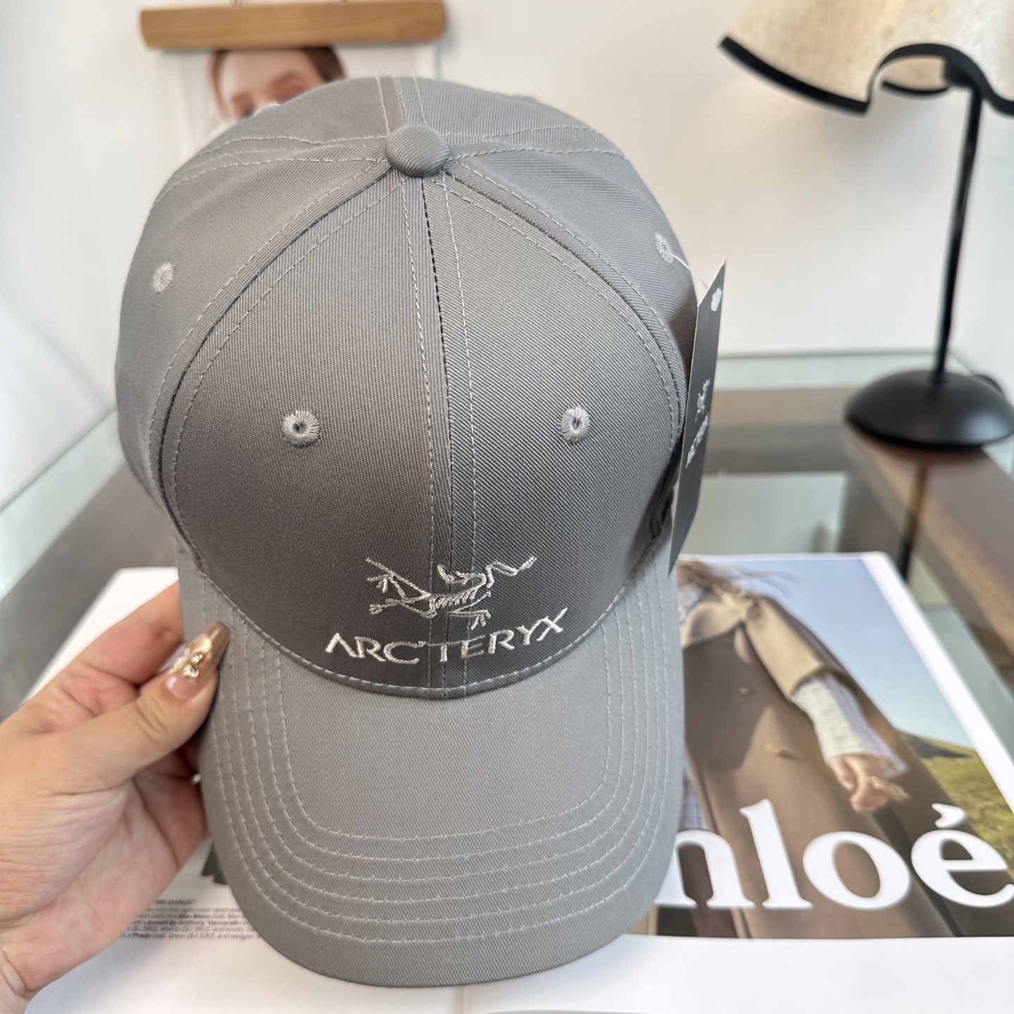 ARCTERYX SMALL BIRD HAT 始祖鸟刺绣标弯檐棒球帽轻量帽子防晒帽遮阳帽情侣款SMAL