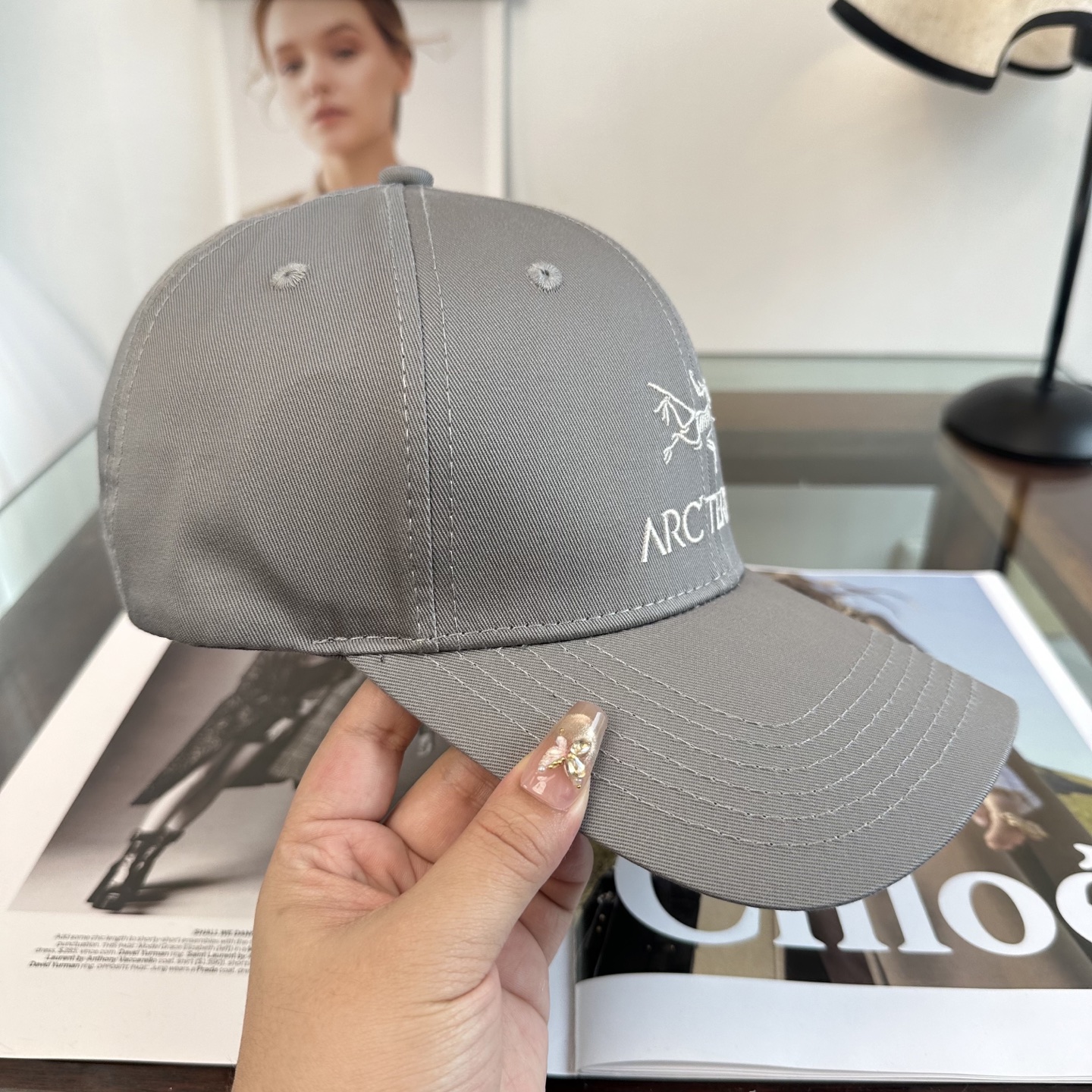 ARCTERYX SMALL BIRD HAT 始祖鸟刺绣标弯檐棒球帽轻量帽子防晒帽遮阳帽情侣款SMAL