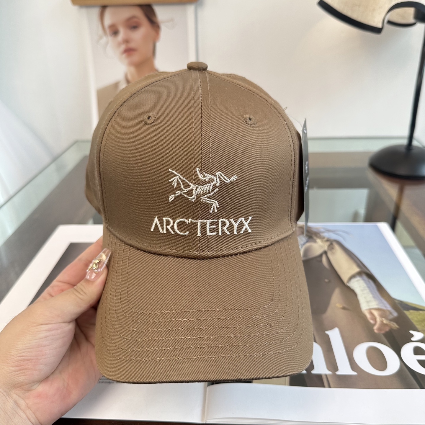 ARCTERYX SMALL BIRD HAT 始祖鸟刺绣标弯檐棒球帽轻量帽子防晒帽遮阳帽情侣款SMAL
