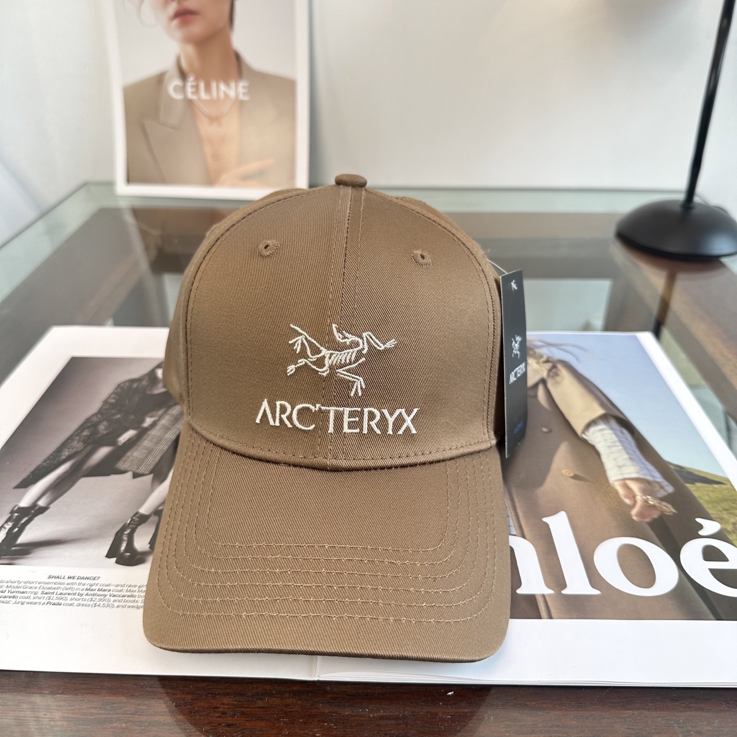 ARCTERYX SMALL BIRD HAT 始祖鸟刺绣标弯檐棒球帽轻量帽子防晒帽遮阳帽情侣款SMAL