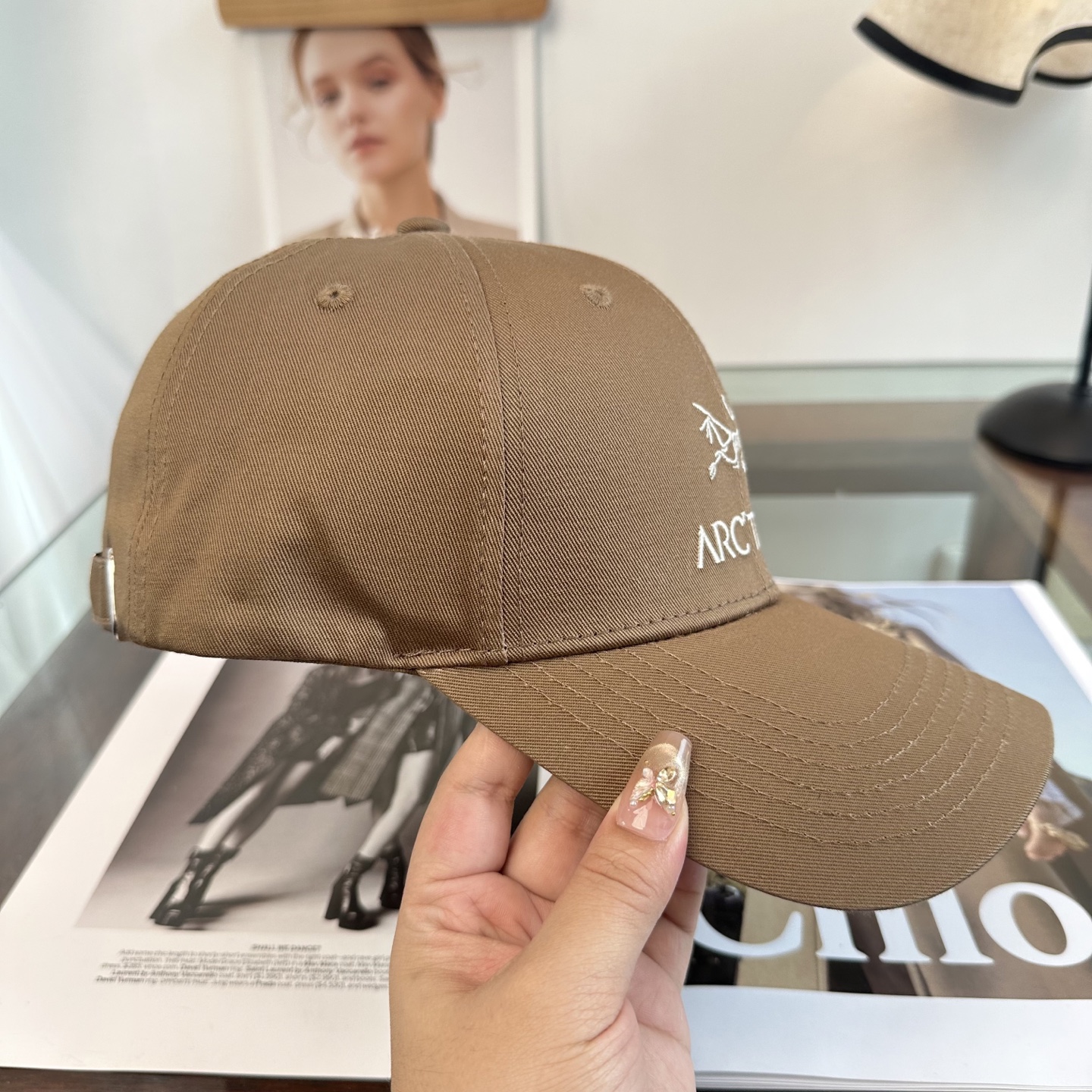 ARCTERYX SMALL BIRD HAT 始祖鸟刺绣标弯檐棒球帽轻量帽子防晒帽遮阳帽情侣款SMAL