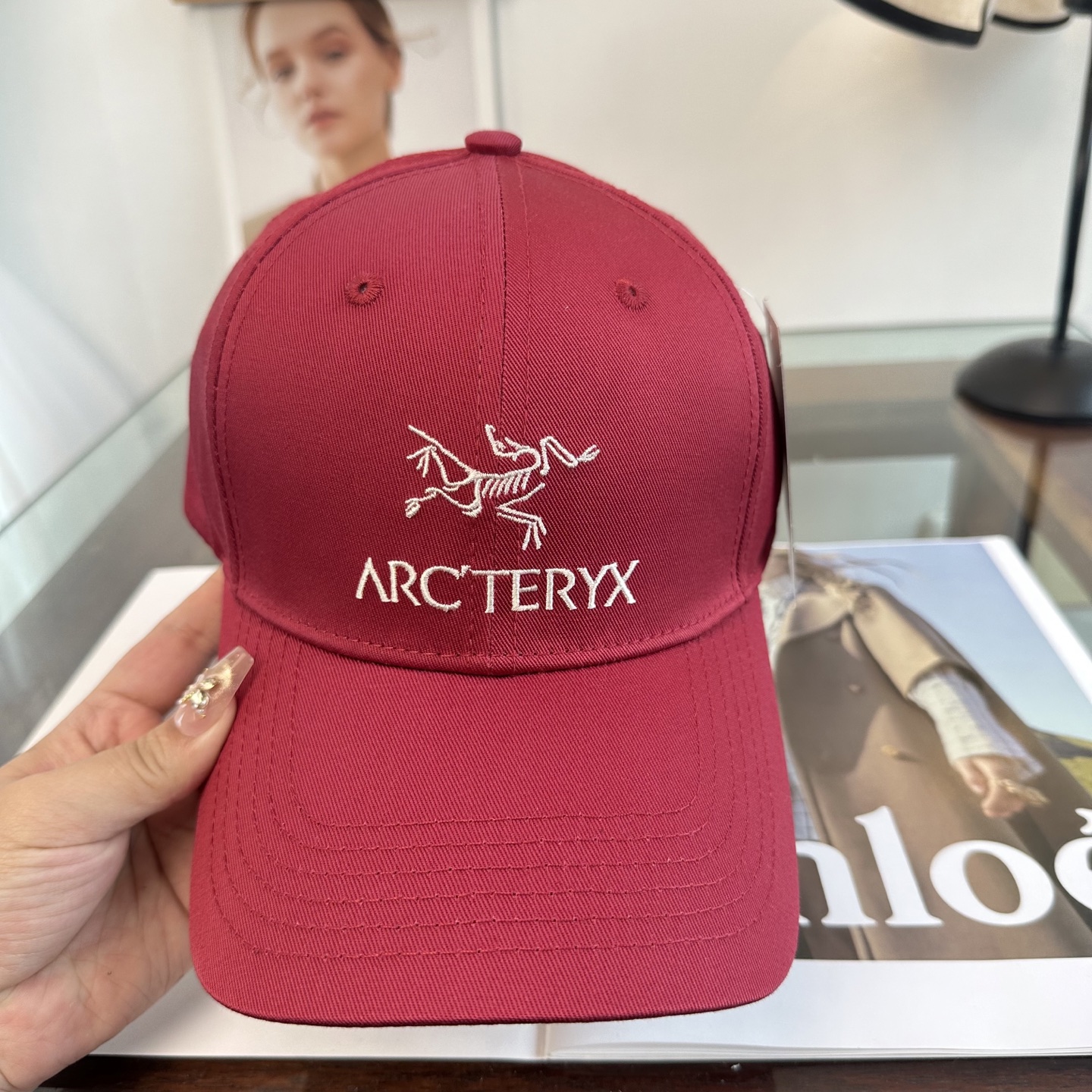 ARCTERYX SMALL BIRD HAT 始祖鸟刺绣标弯檐棒球帽轻量帽子防晒帽遮阳帽情侣款SMAL