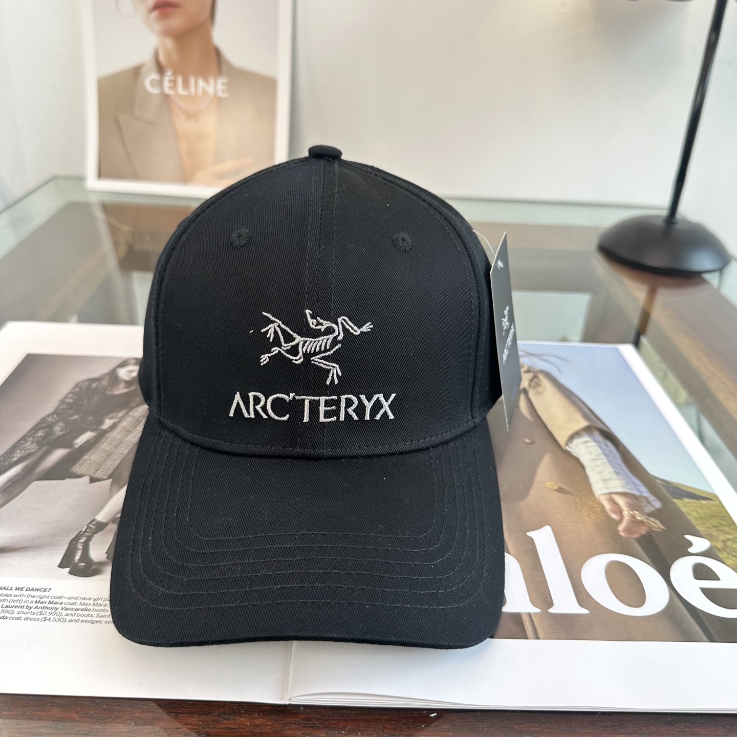 ARCTERYX SMALL BIRD HAT 始祖鸟刺绣标弯檐棒球帽轻量帽子防晒帽遮阳帽情侣款SMAL